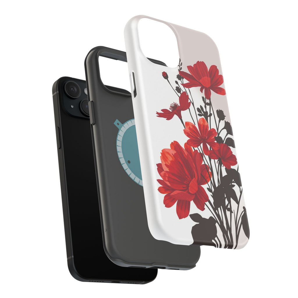iPhone Floral Silhouette Cinematic Art Slim Snap Case · iPhone Case