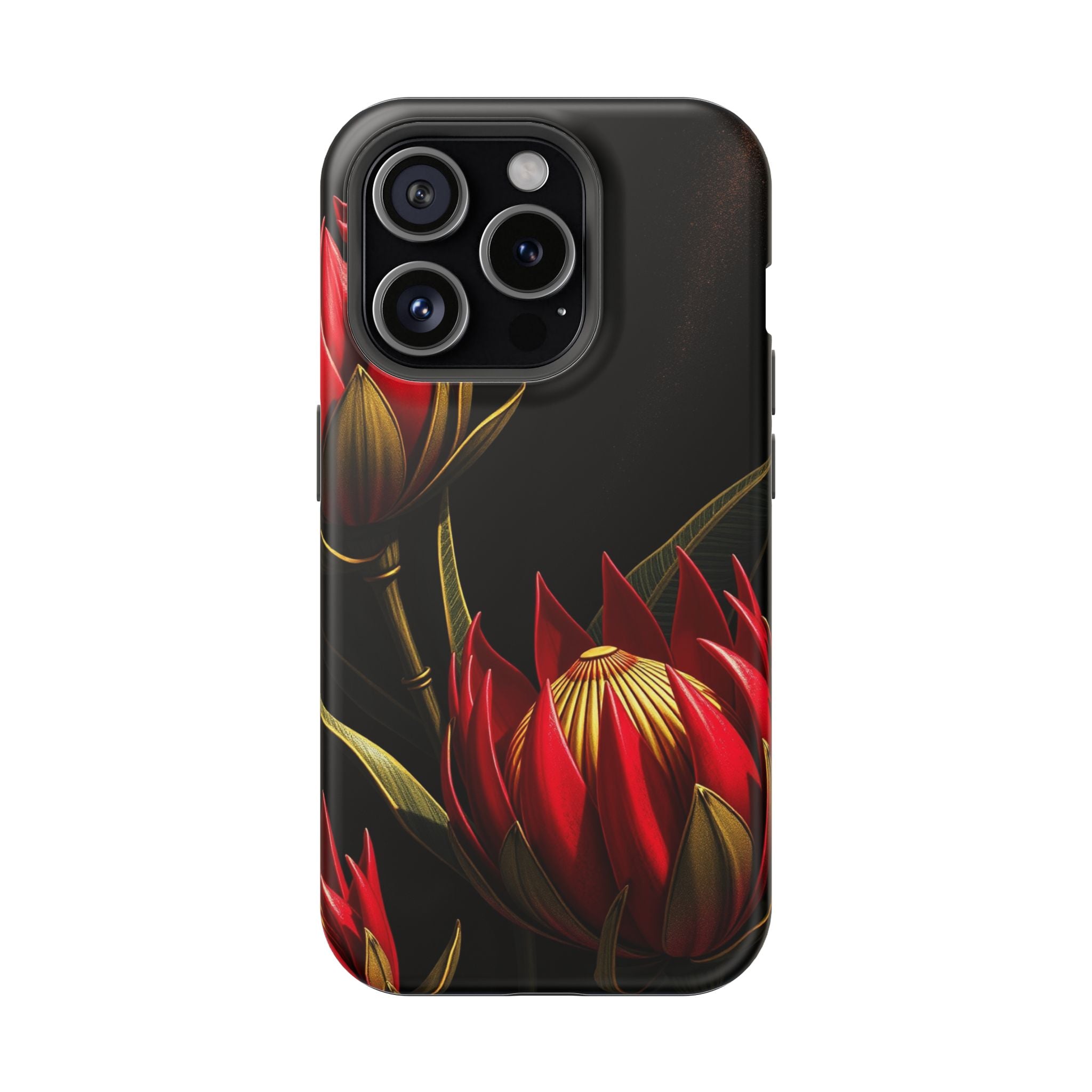 iPhone Protea Bold Gold Foil Luxury Slim Everyday Designer Case · iPhone Case