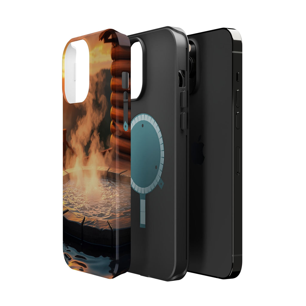 iPhone Hot Spring Steam Enchanted Art Slim Everyday Designer Case · iPhone Case