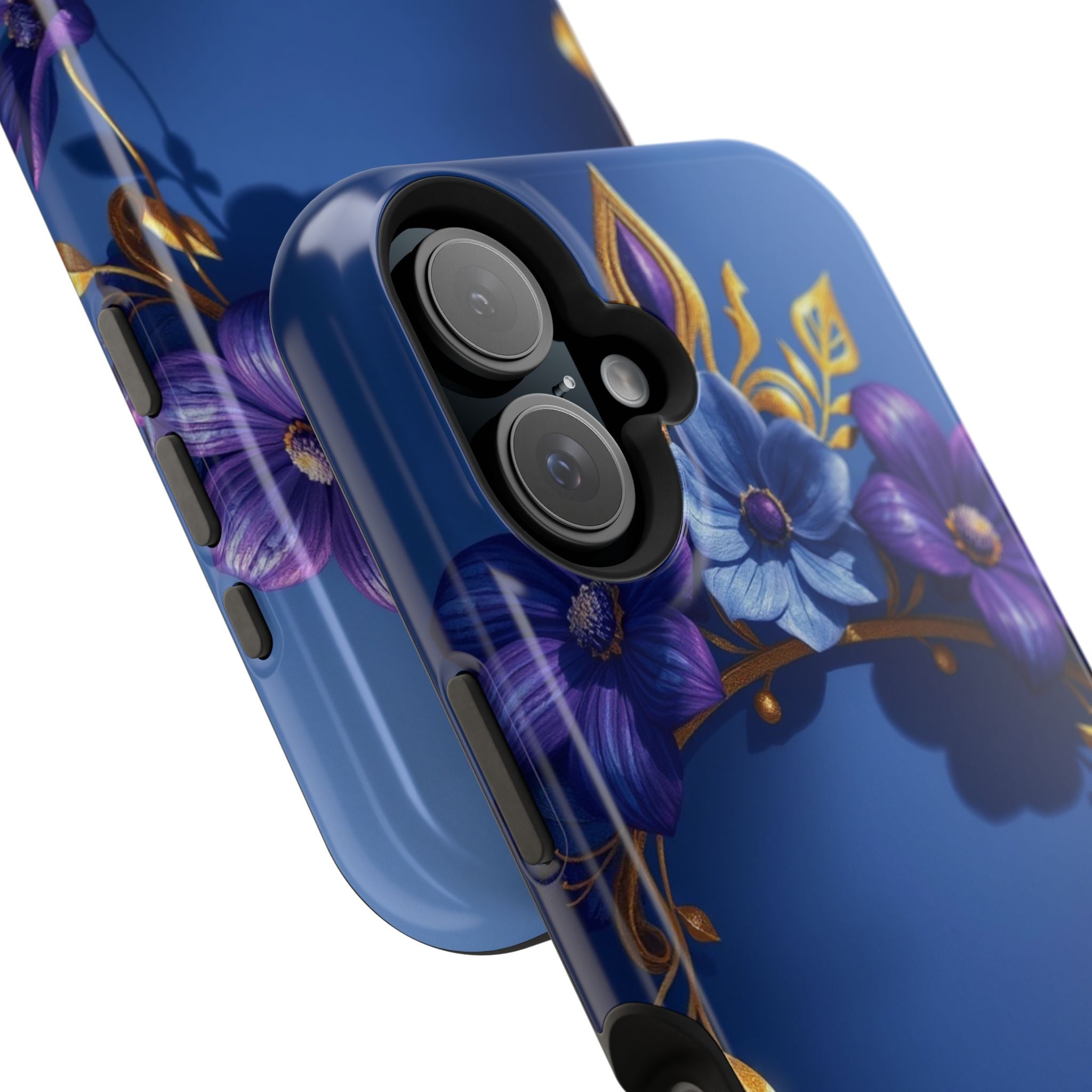 iPhone Vibrant Floral Crown Design 14 Slim Everyday Designer Case · iPhone Case