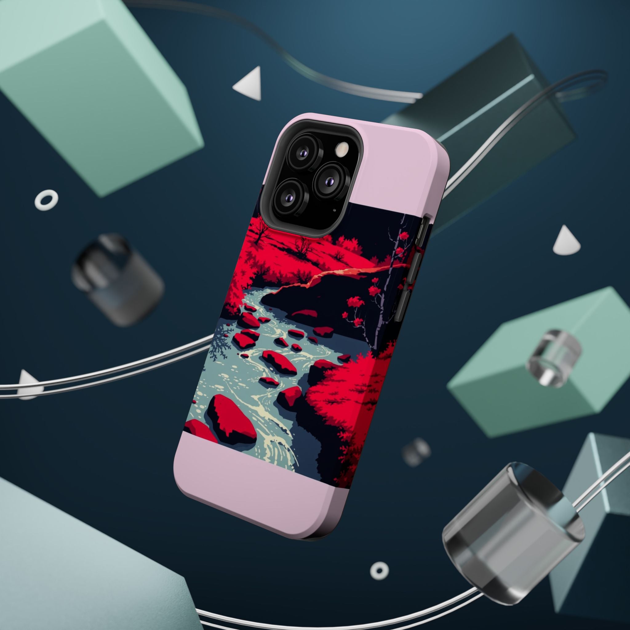 iPhone Spring Creek Cinematic Art 13 Slim Everyday Designer Case · iPhone Case