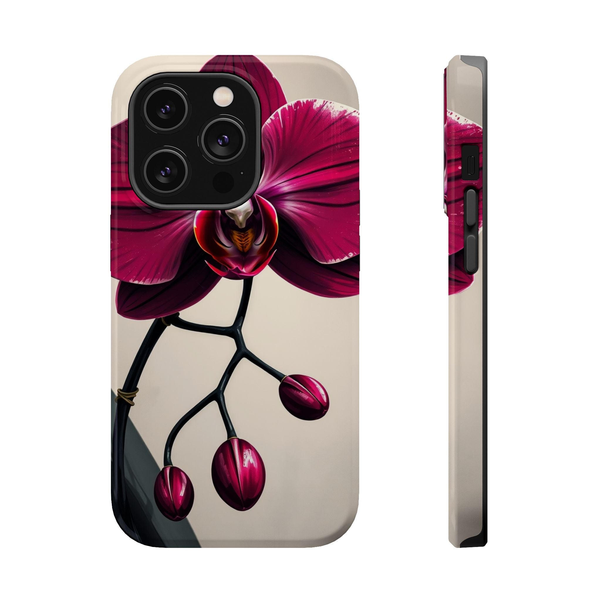 iPhone Orchid Study Enchanted Art Bold Modern Everyday Snap Case · iPhone Case