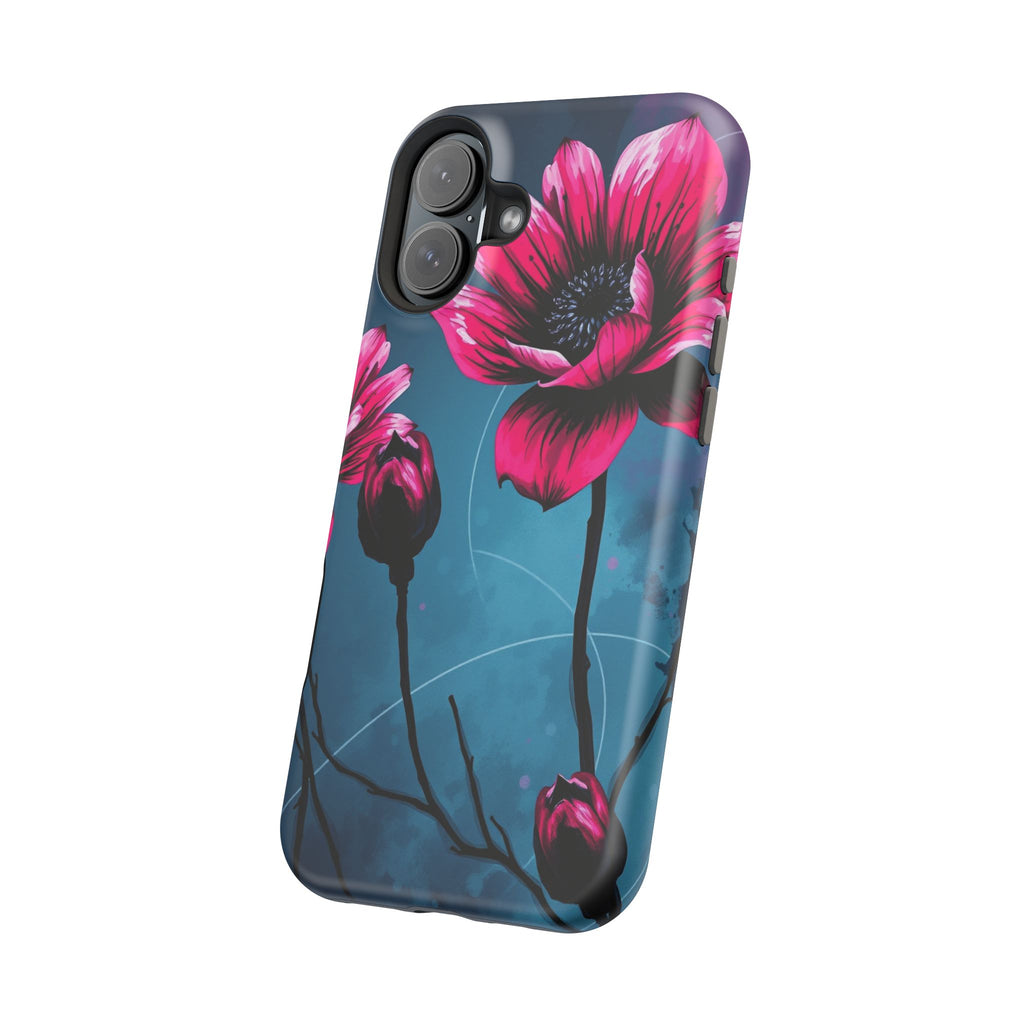 iPhone Floral Ink Wash Bold Art Slim Everyday Designer Case · iPhone Case