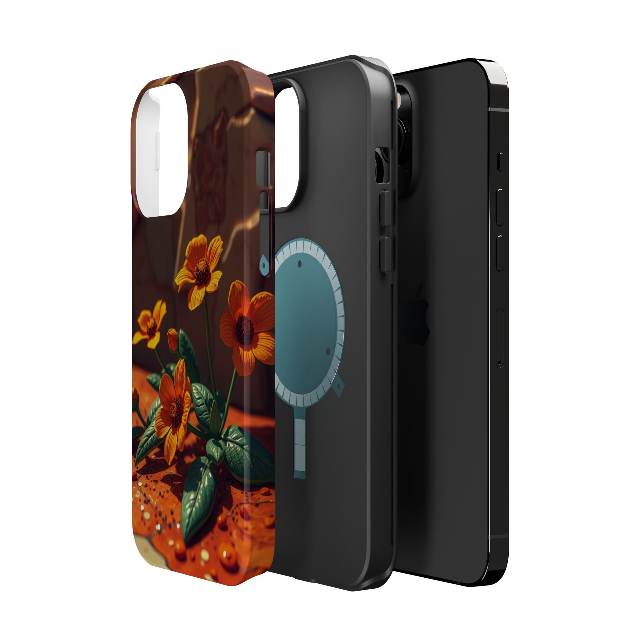 iPhone Floral Terrazzo Bold Art Slim Everyday Designer Case · iPhone Case