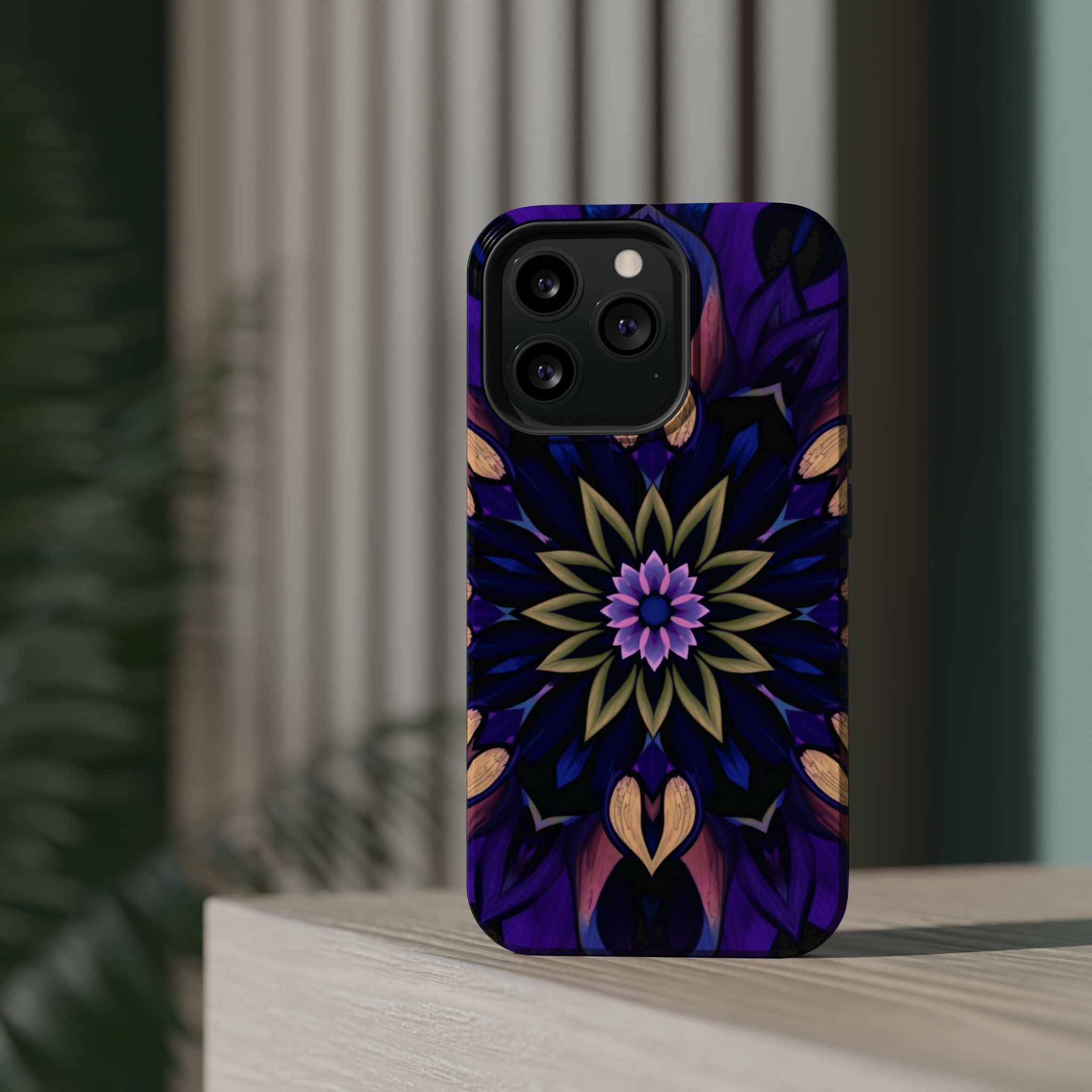 iPhone Floral Mandala Mystic Art Bold Modern Everyday Snap Case · iPhone Case