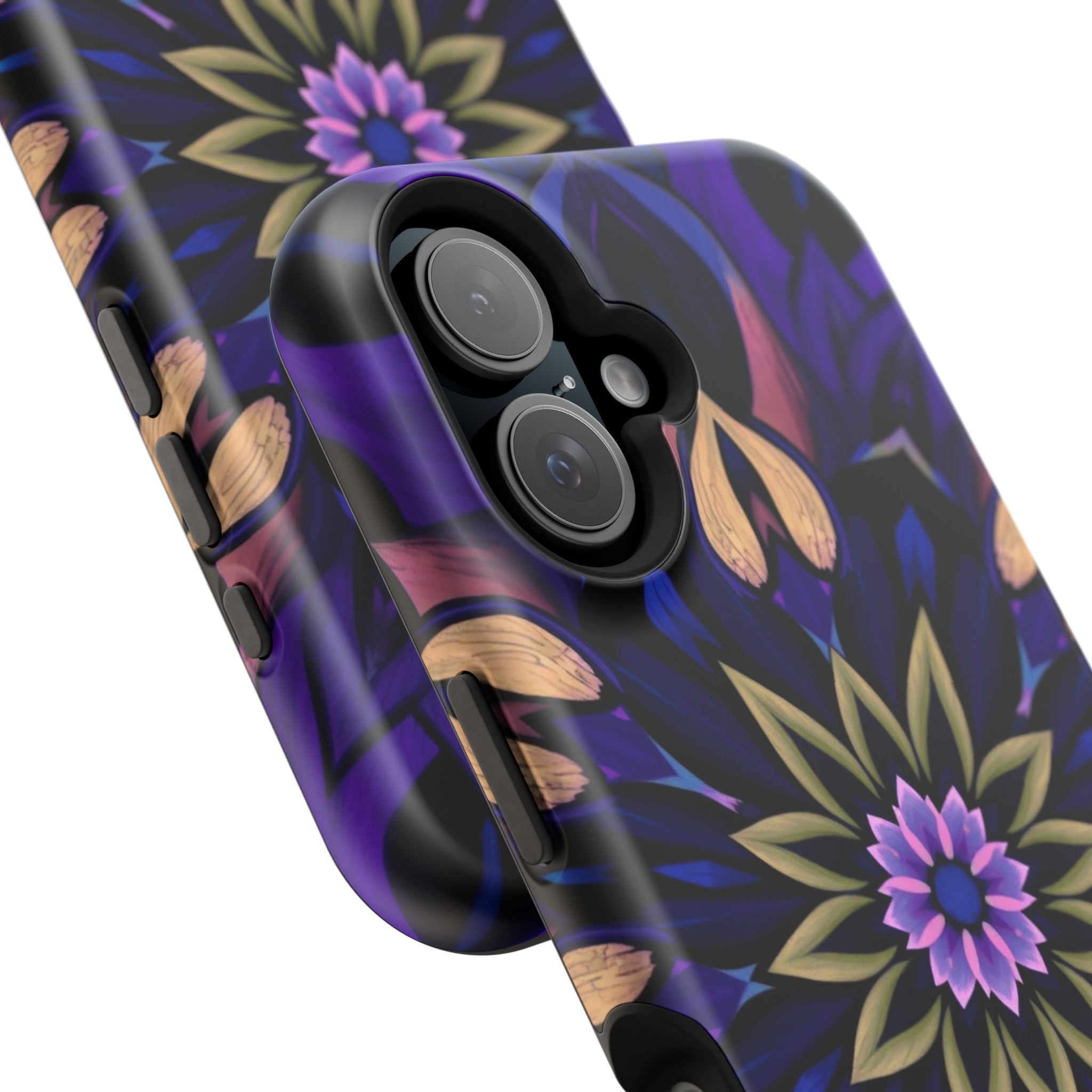 iPhone Floral Mandala Mystic Art Bold Modern Everyday Snap Case · iPhone Case