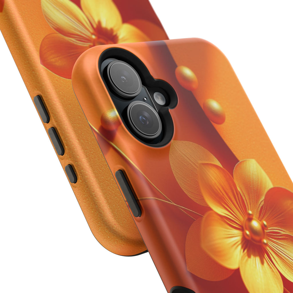 iPhone Floral Geometric Gold Foil Luxury Slim Everyday iPhone Designer · iPhone