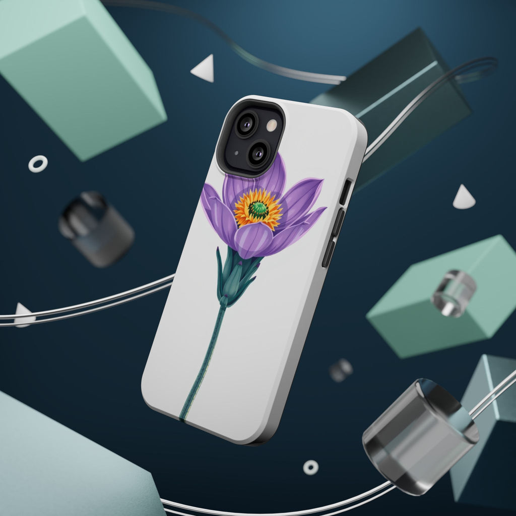 iPhone Indigo And Violet Desert Flower Slim Everyday Designer Case · iPhone Case