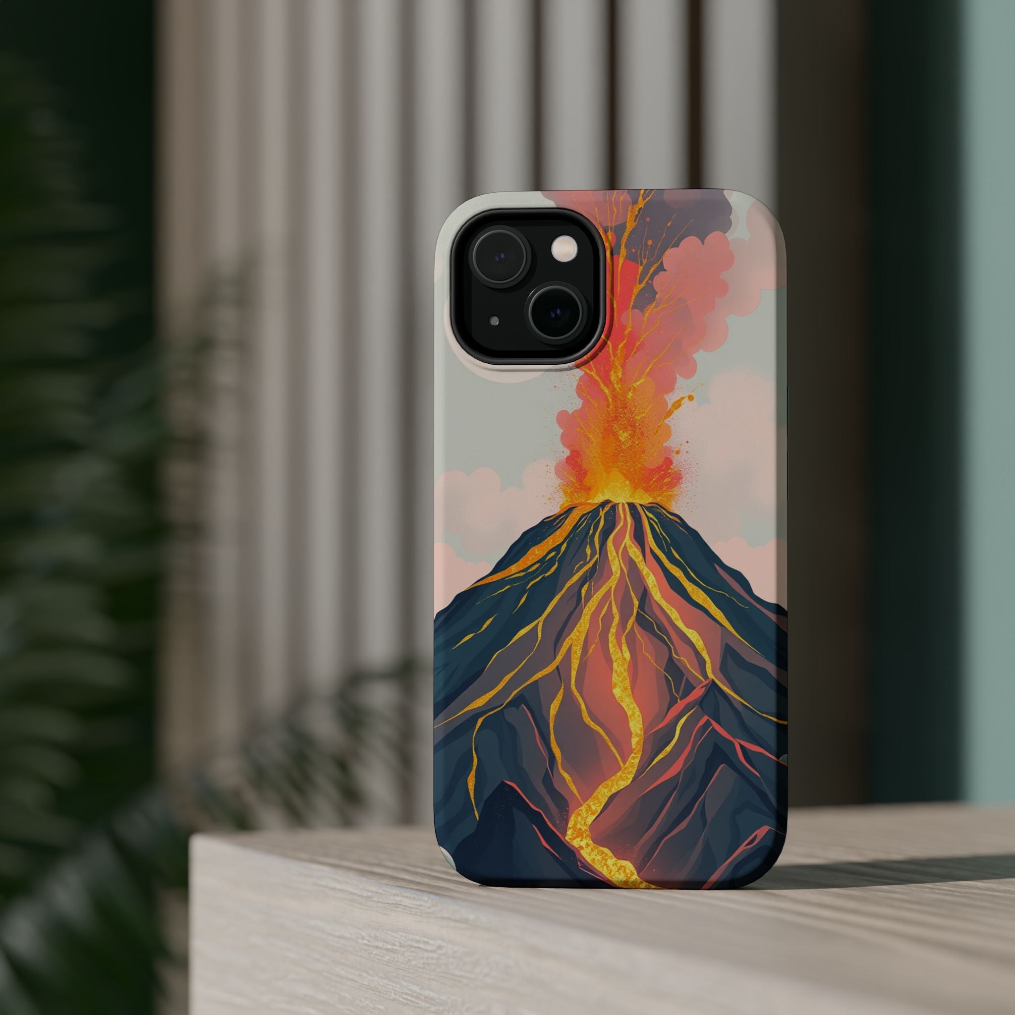iPhone Volcanic Eruption Gold Foil Luxury Slim iPhone Everyday Designer · iPhone