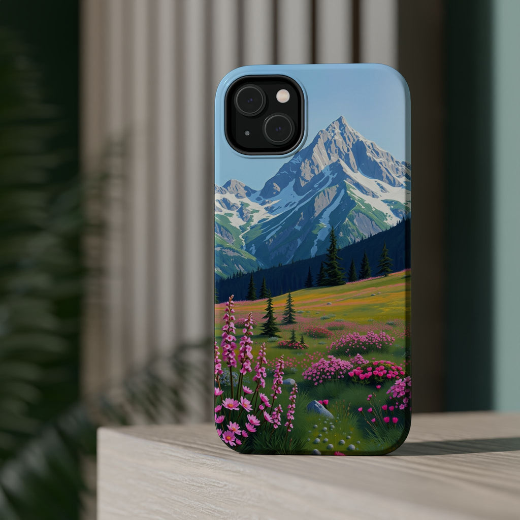 iPhone Earthy Alpine Meadow Design Bold Modern Everyday Snap Case · iPhone Case