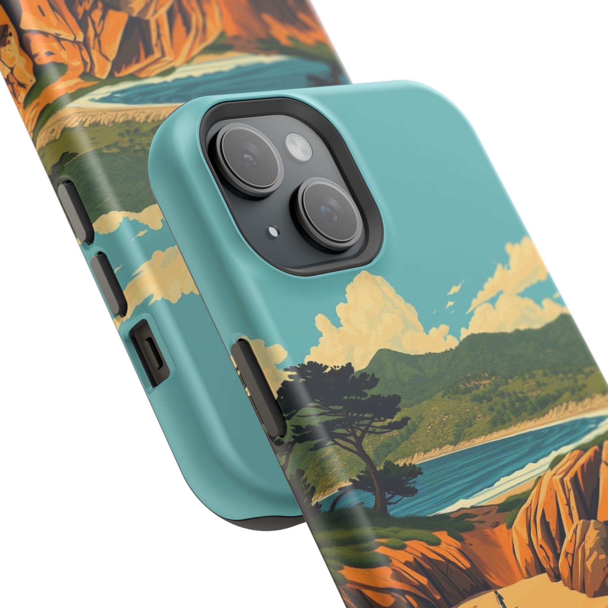 iPhone Pebble Beach Vintage Retro Poster Slim Everyday iPhone Designer · iPhone