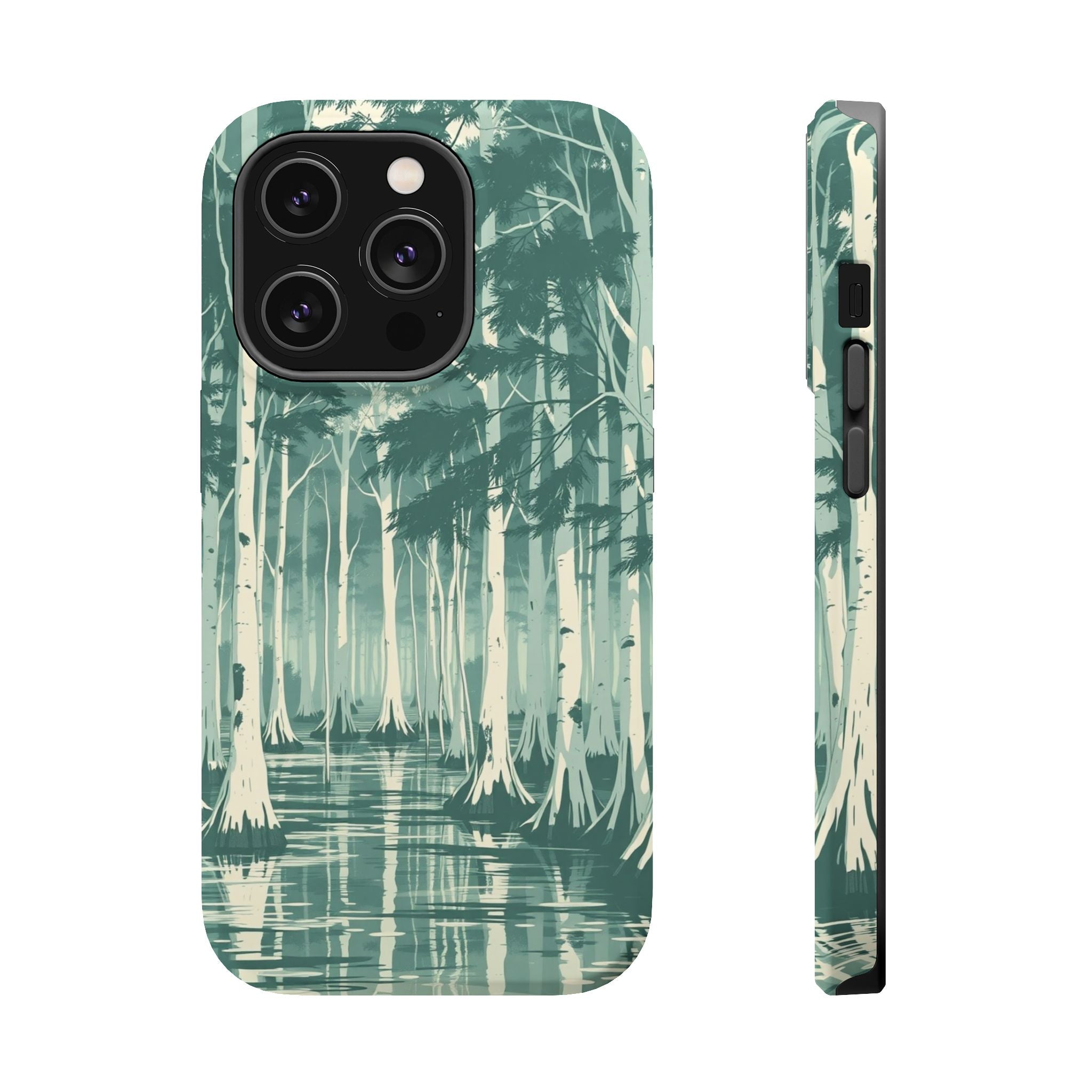 iPhone Earthy Cypress Swamp Design 19 Slim Everyday Designer Case · iPhone Case