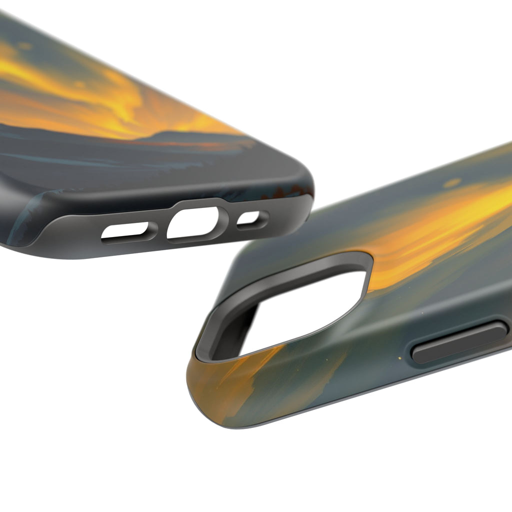 iPhone Serene Northern Lights Design Slim Everyday Designer Case · iPhone Case