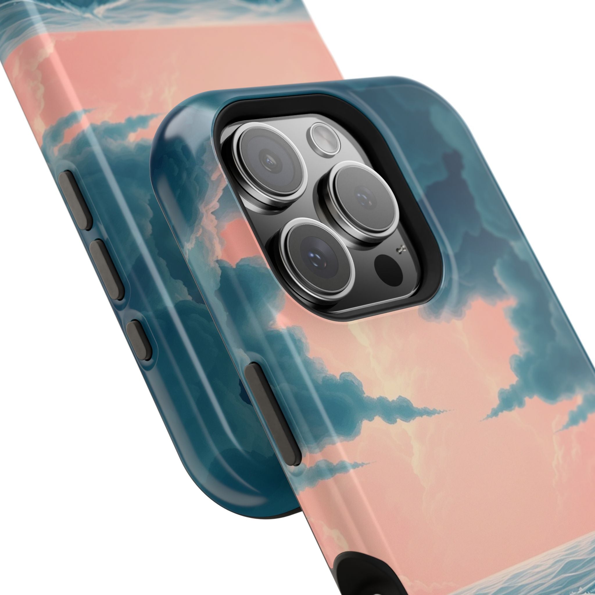 iPhone Storm at Sea 3D Digital Slim Everyday Designer Case · iPhone Case