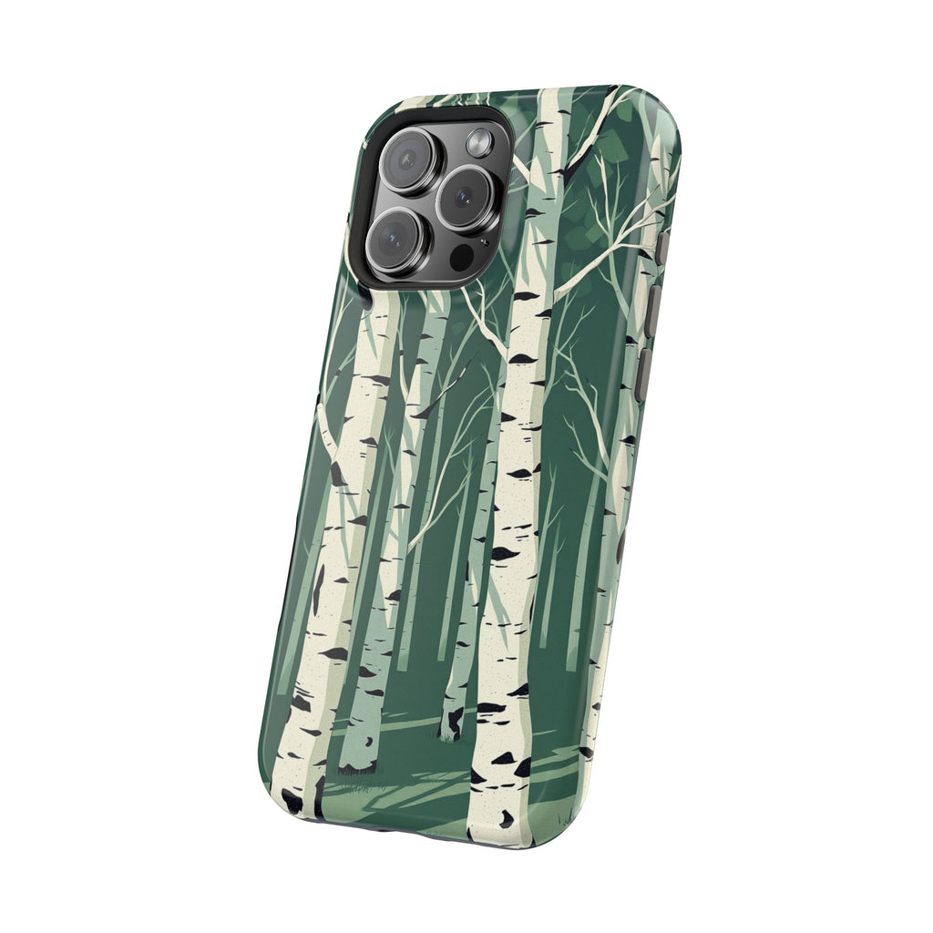 iPhone Birch Grove Abstract Geometric Slim Everyday Designer Case · iPhone Case
