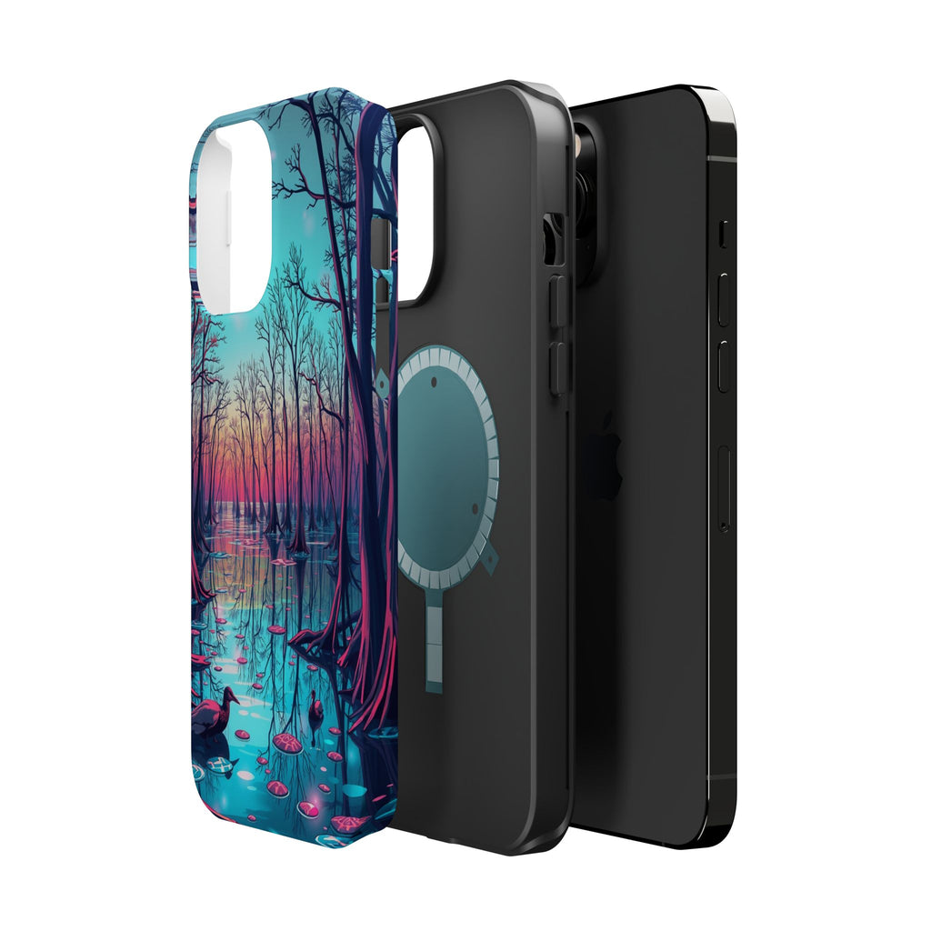 iPhone Cypress Swamp Holographic Iridescent Slim iPhone Everyday · iPhone Case