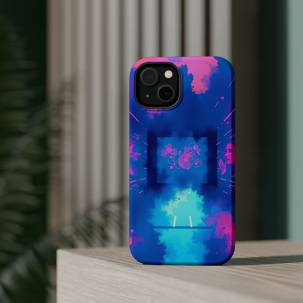 iPhone Digital Noise Vibrant Watercolor Slim Everyday iPhone Designer · iPhone C