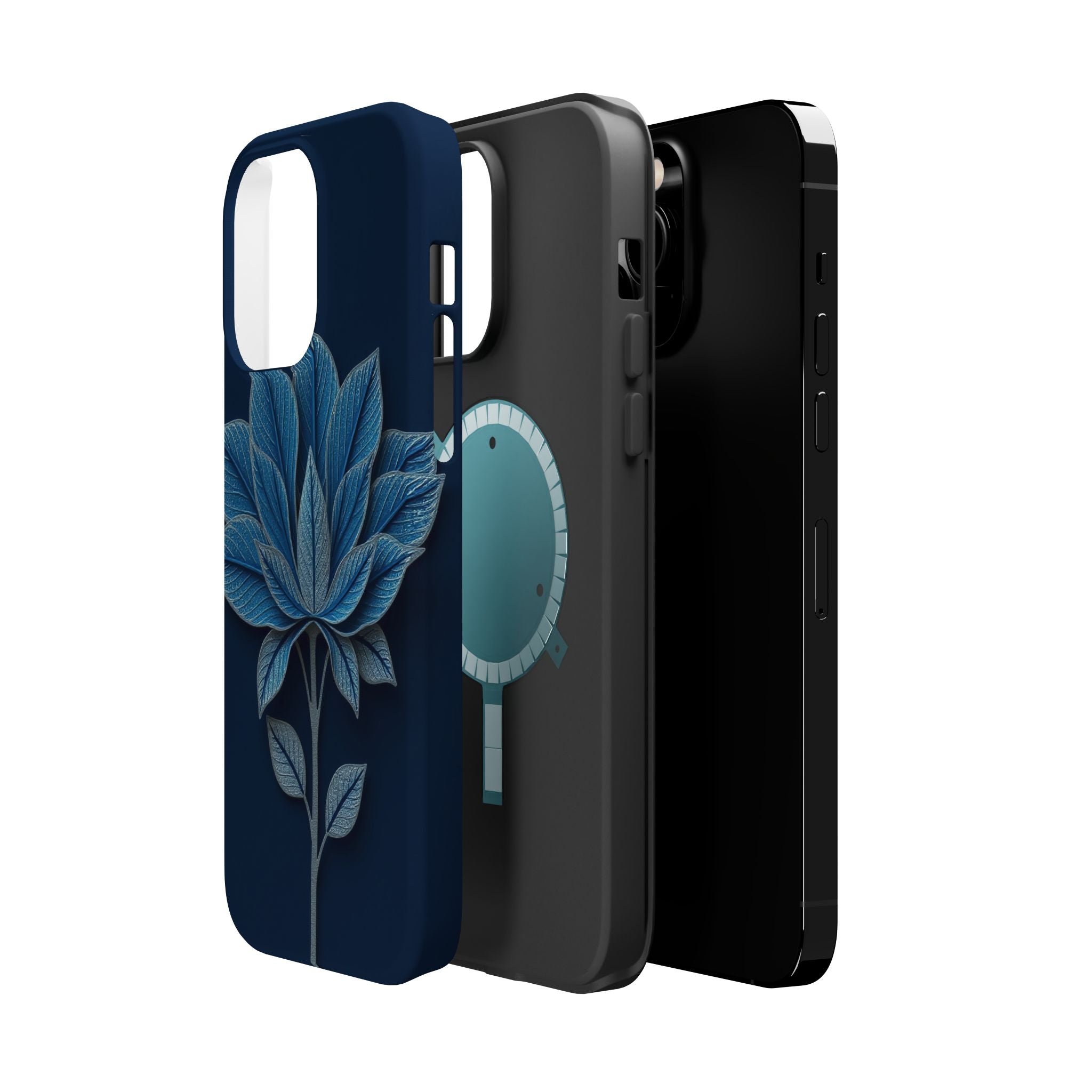 iPhone Night Bloomer Paper Cut Art Bold Modern Everyday Snap Case · iPhone Case