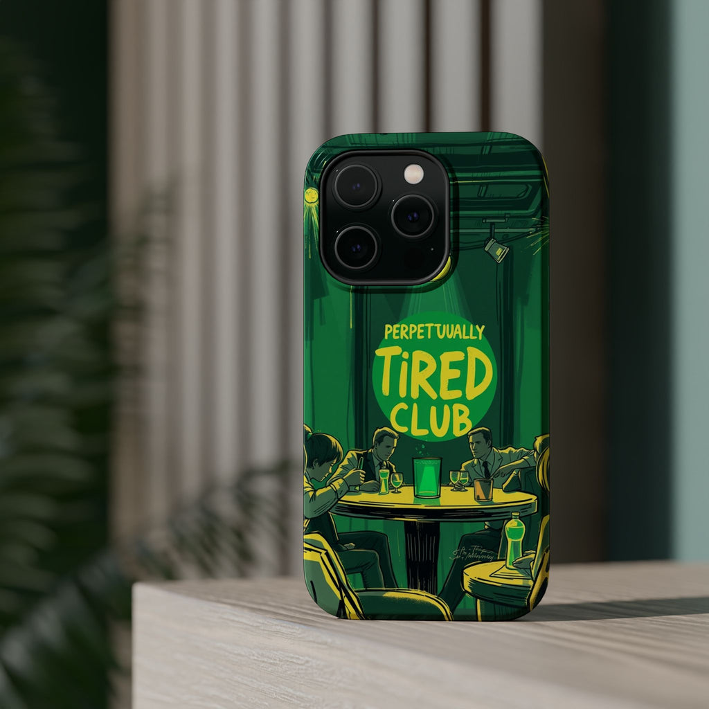iPhone Radiant Perpetually Tired Club Design Slim Everyday Designer Case · iPhon