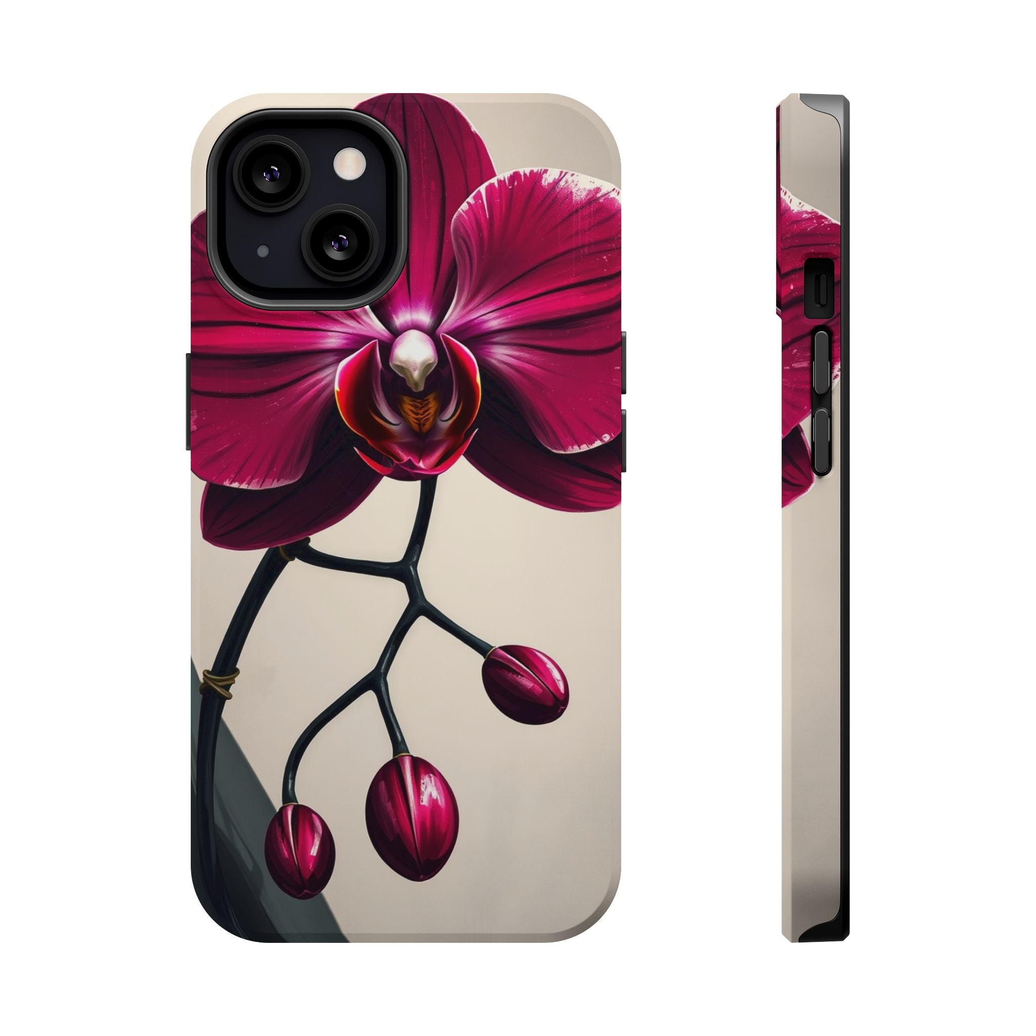 iPhone Orchid Study Enchanted Art Bold Modern Everyday Snap Case · iPhone Case