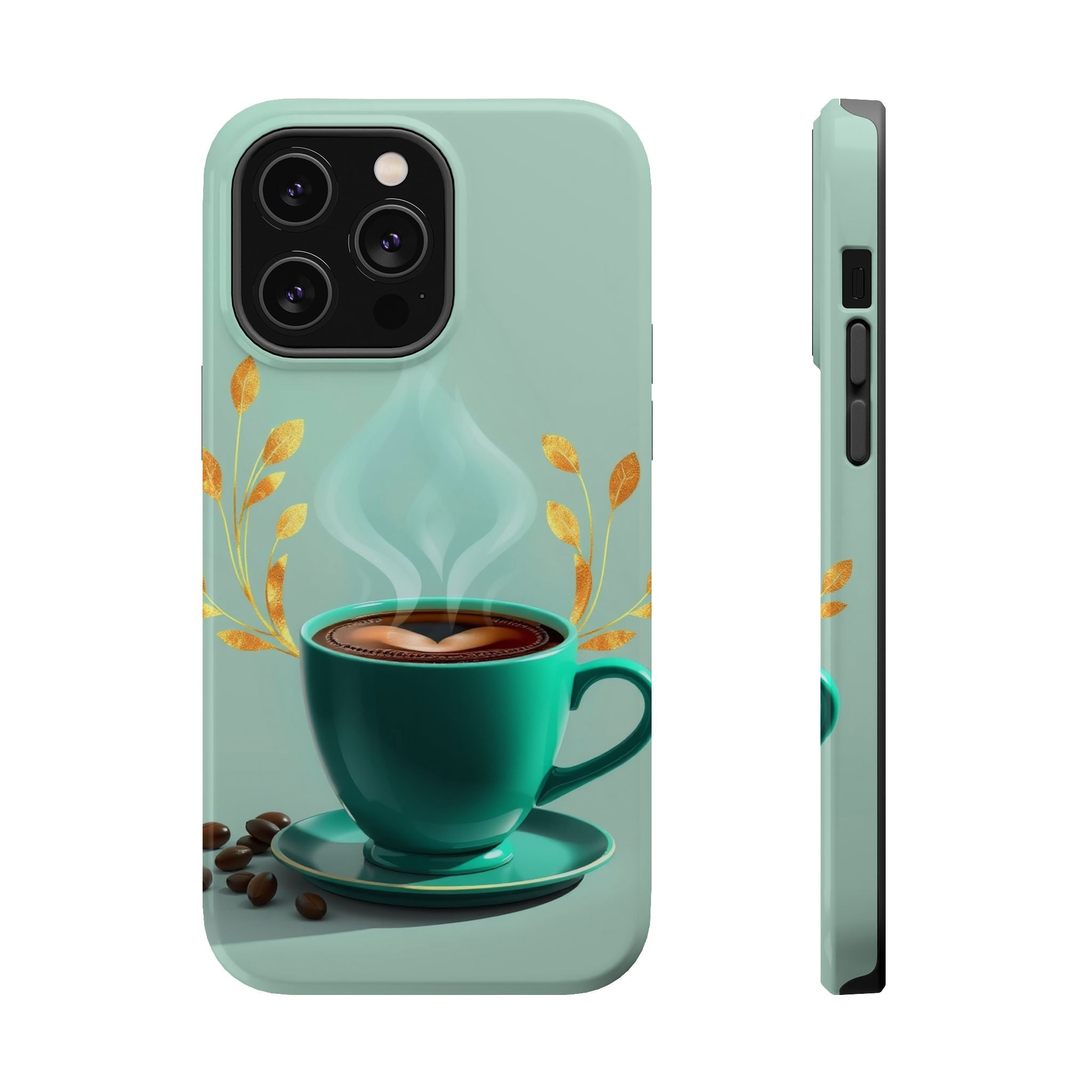 iPhone Radiant Emotional Support Coffee Design Soft Finish Everyday Case · iPhon