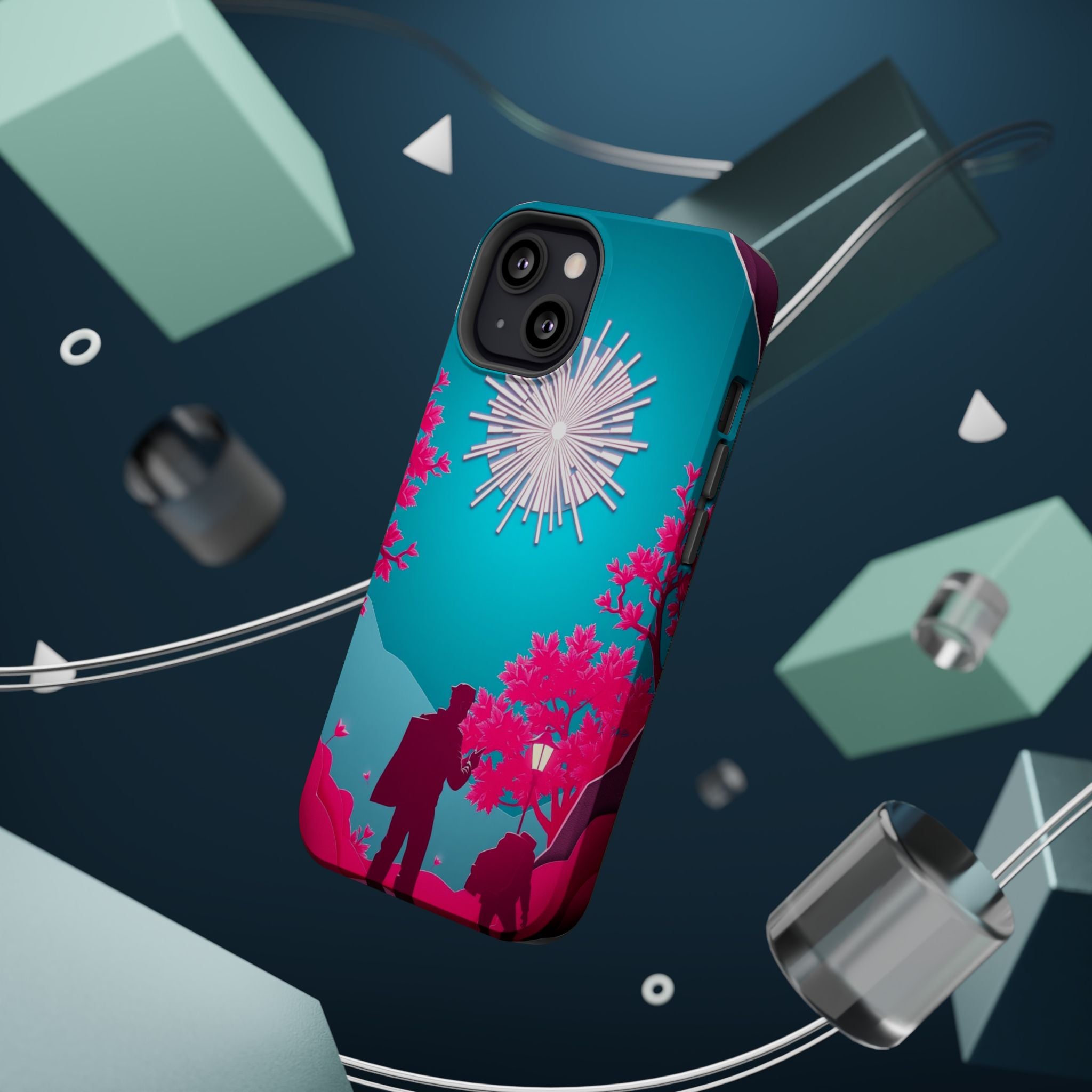 iPhone Bud Burst Paper Cut Art Slim Everyday Designer Case · iPhone Case