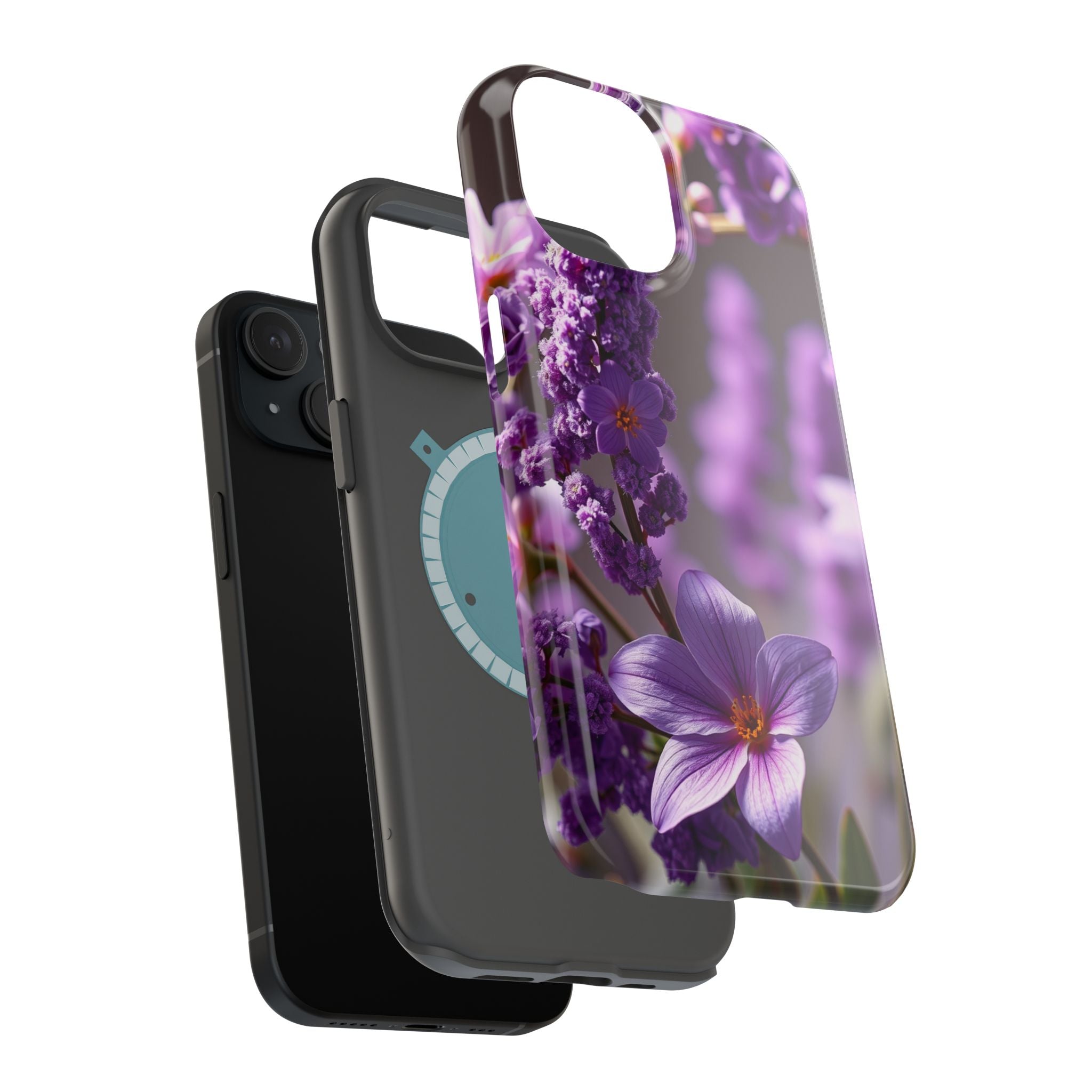 iPhone Lavender And Pearl Floral Crown Slim Everyday Designer Case · iPhone Case