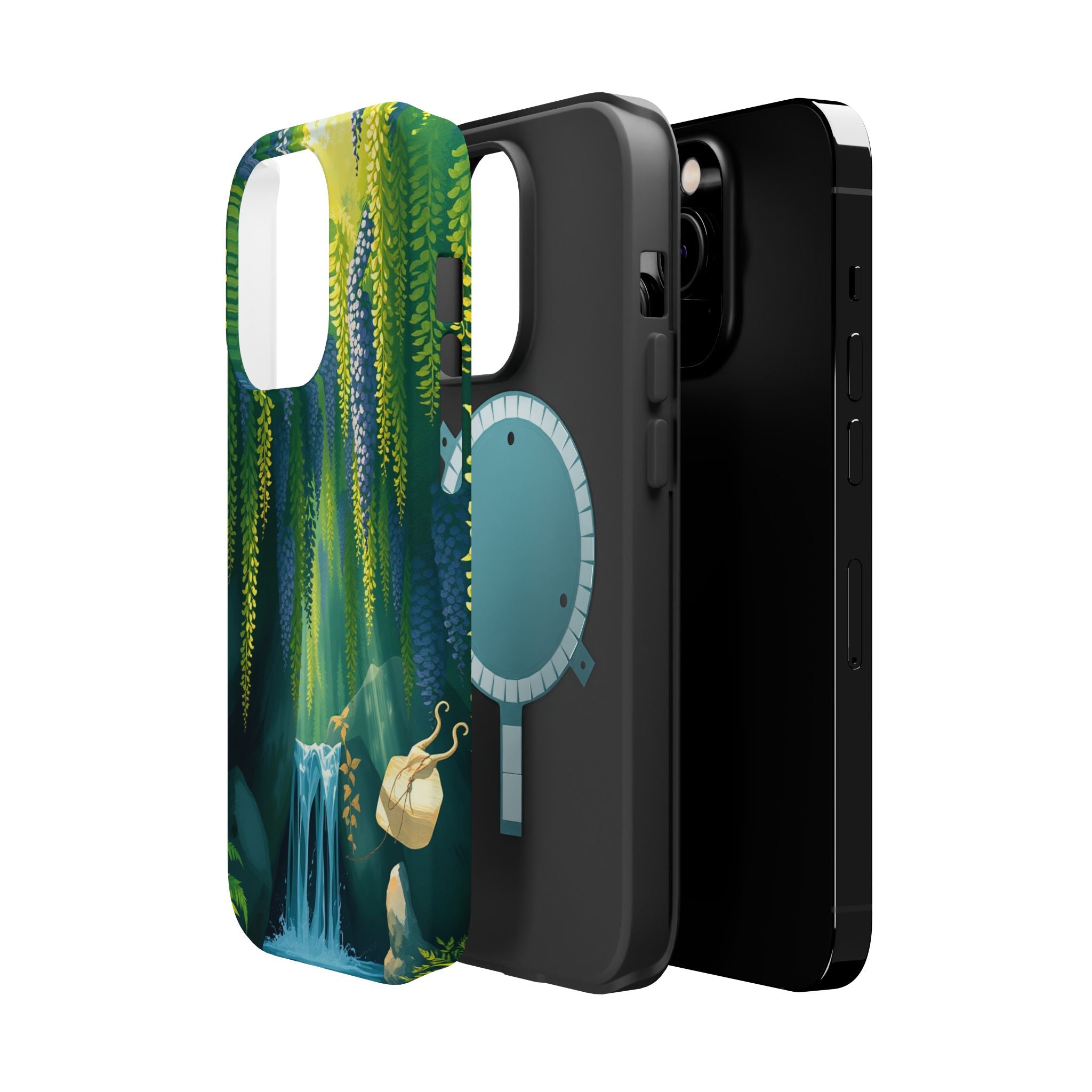 iPhone Wisteria Cascade Mystic Art Bold Modern Everyday Snap Case · iPhone Case