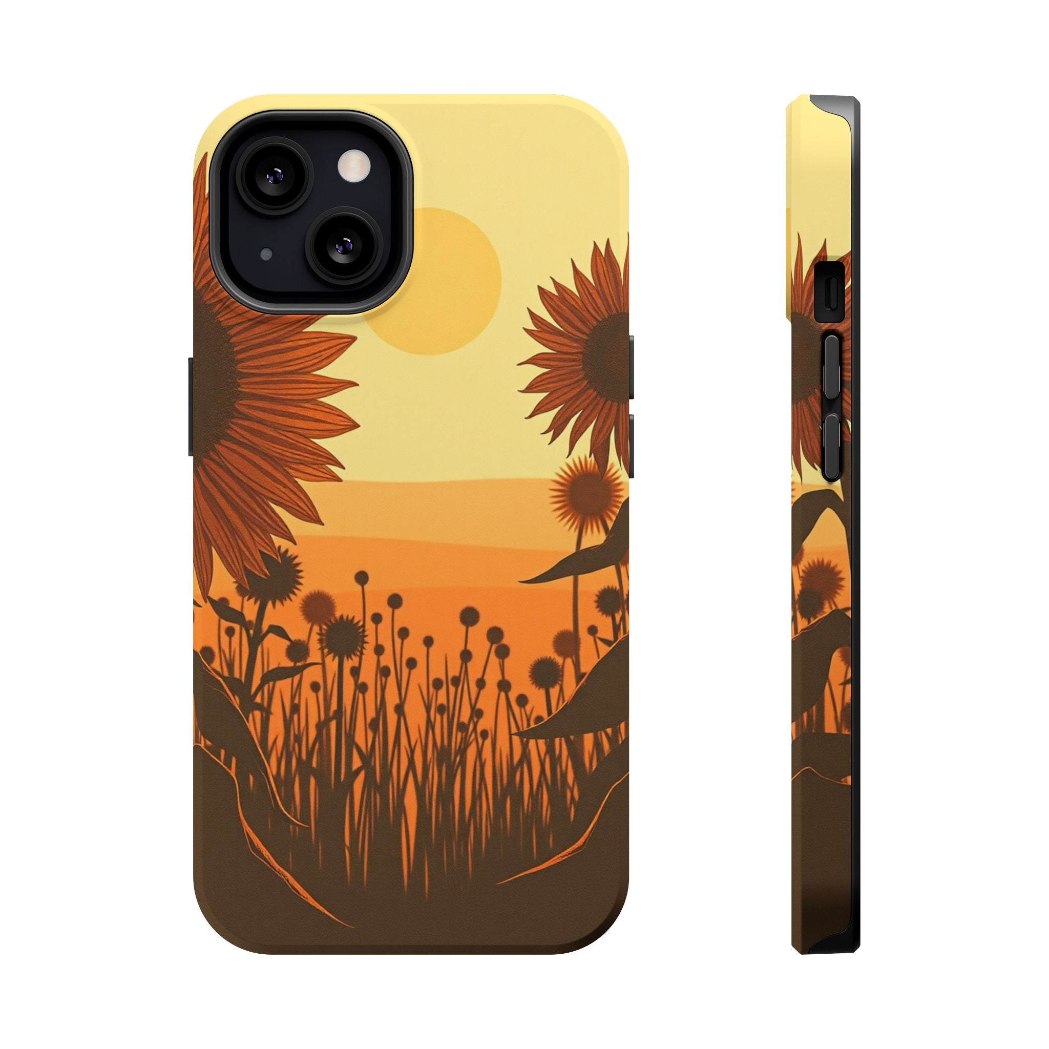 iPhone Serene Sunflower Prairie Design Slim Everyday Designer Case · iPhone Case
