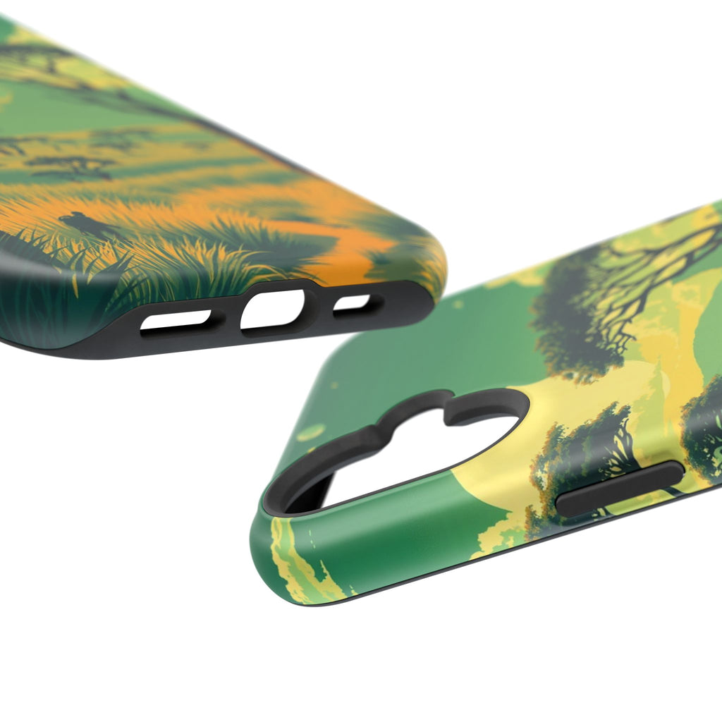 iPhone Savanna Horizon Pixel Art -Bit Slim Everyday Designer Case · iPhone Case