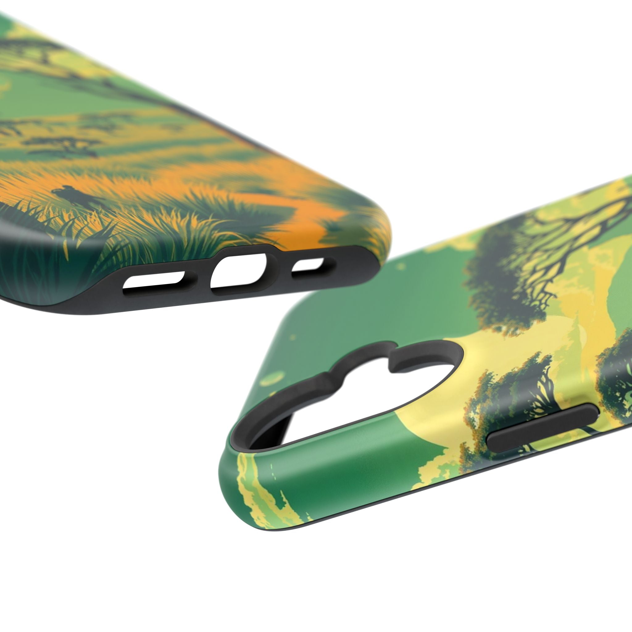 iPhone Savanna Horizon Pixel Art -Bit Slim Everyday Designer Case · iPhone Case