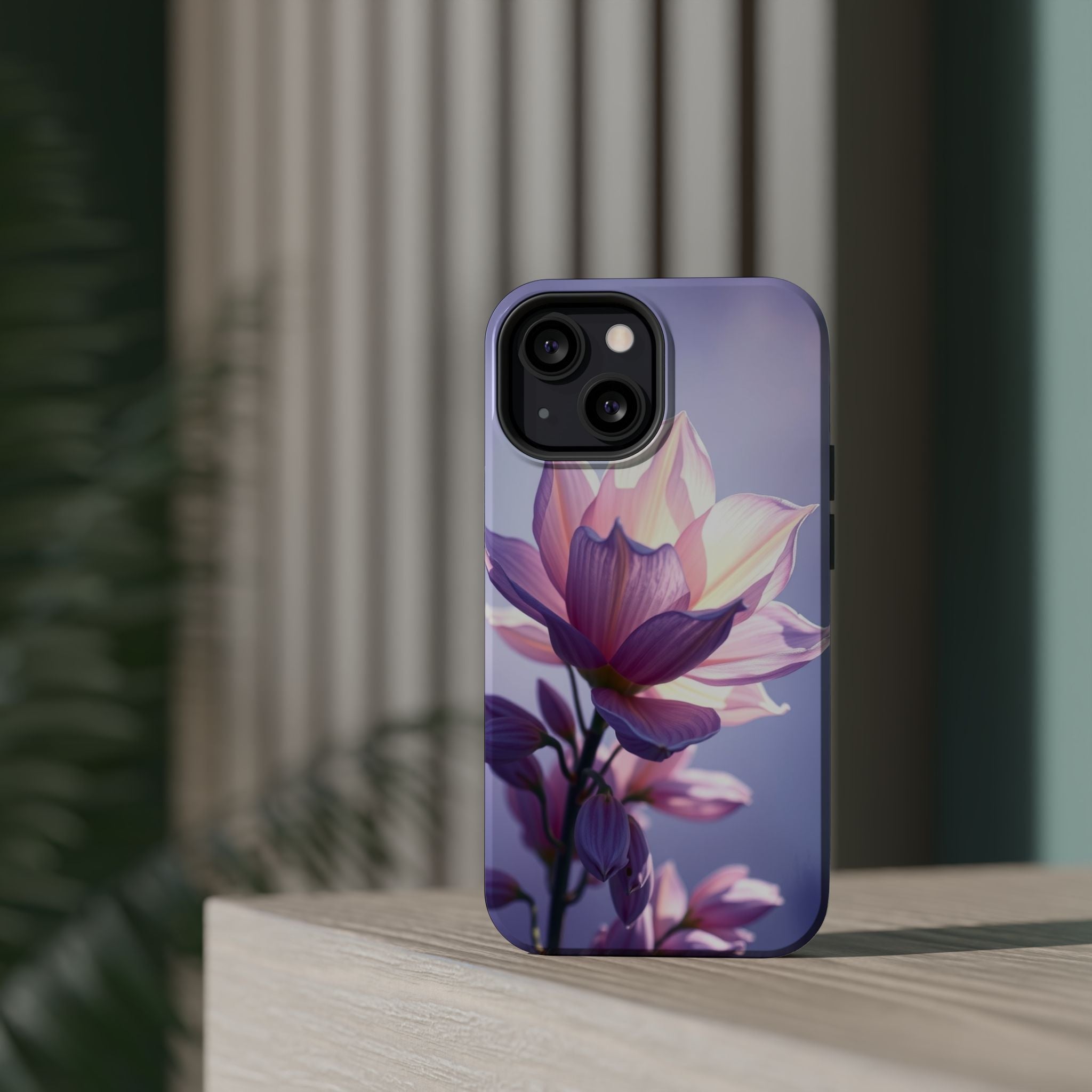 iPhone Floral Ombre Electric Art Bold Modern Everyday Snap Case · iPhone Case
