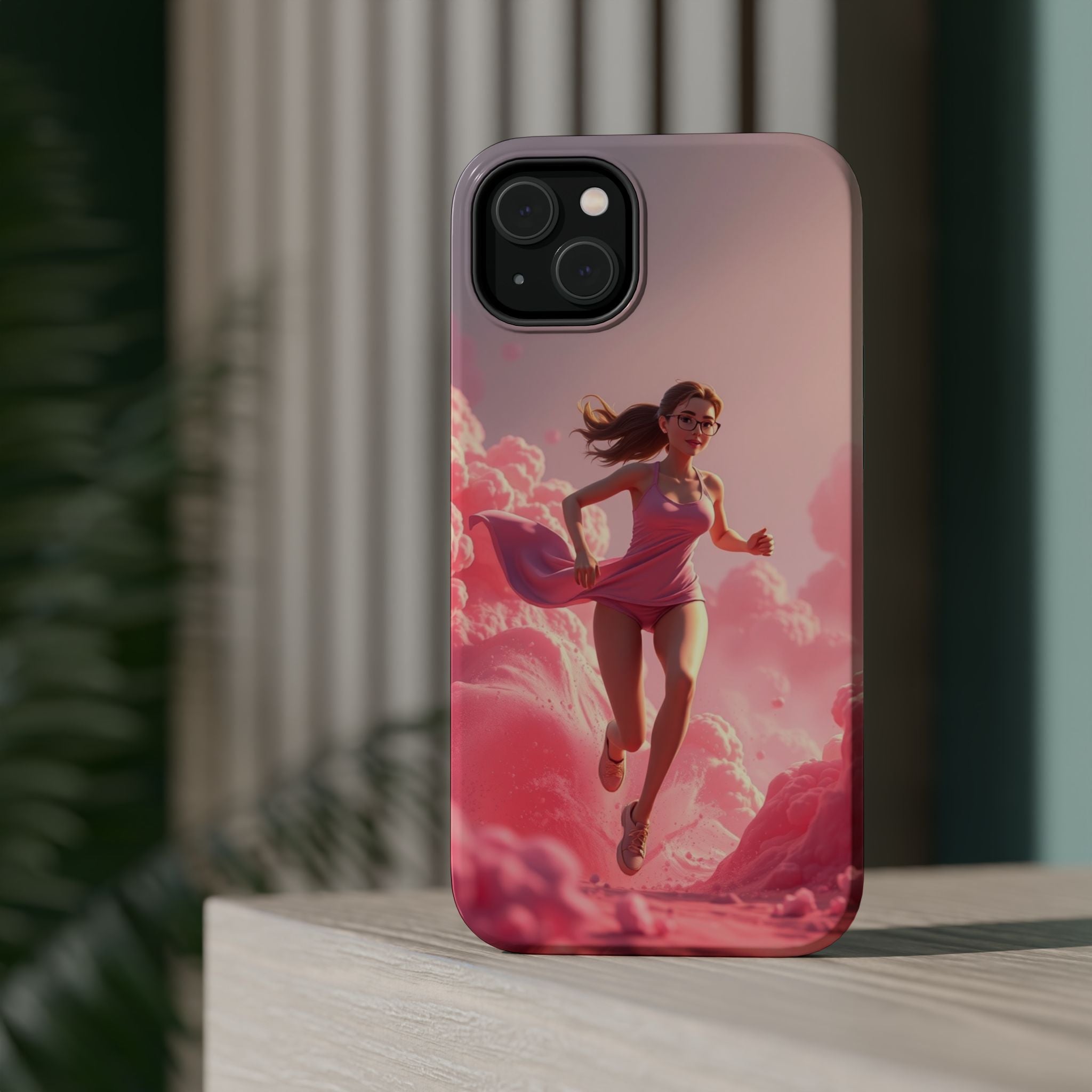 iPhone on Fumes 3D Digital Bold Modern Everyday Snap Case · iPhone Case