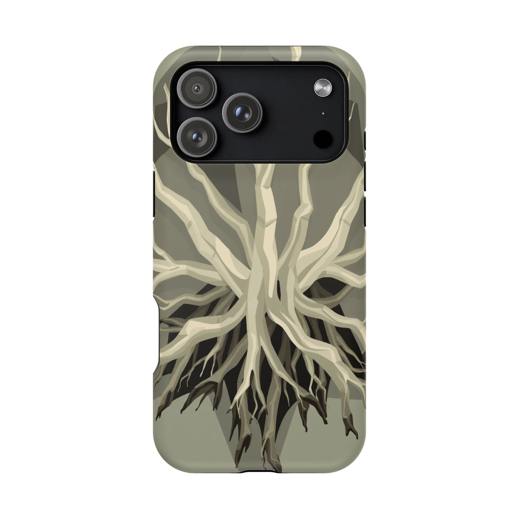 iPhone Sage And Ivory Mangrove Roots Slim Everyday Designer Case · iPhone Case