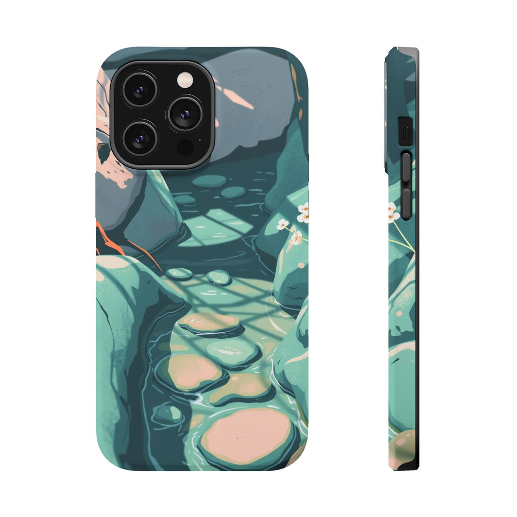 iPhone Vibrant Spring Creek Design 19 Slim Everyday Designer Case · iPhone Case