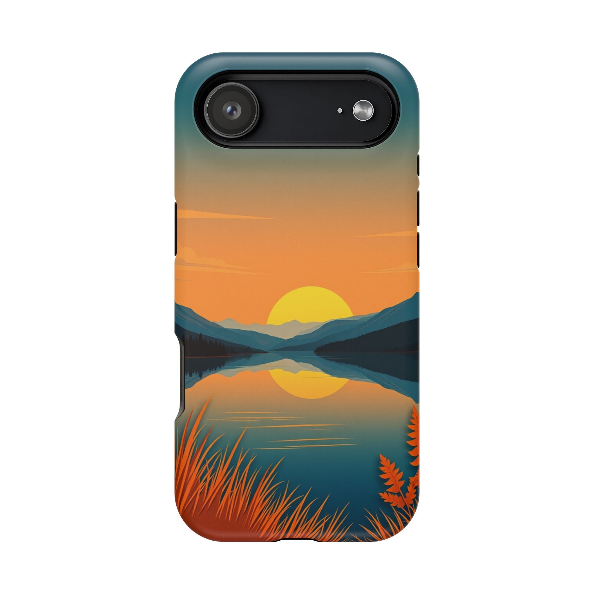 iPhone Lake at Twilight Cinematic Art Slim Everyday Designer Case · iPhone Case