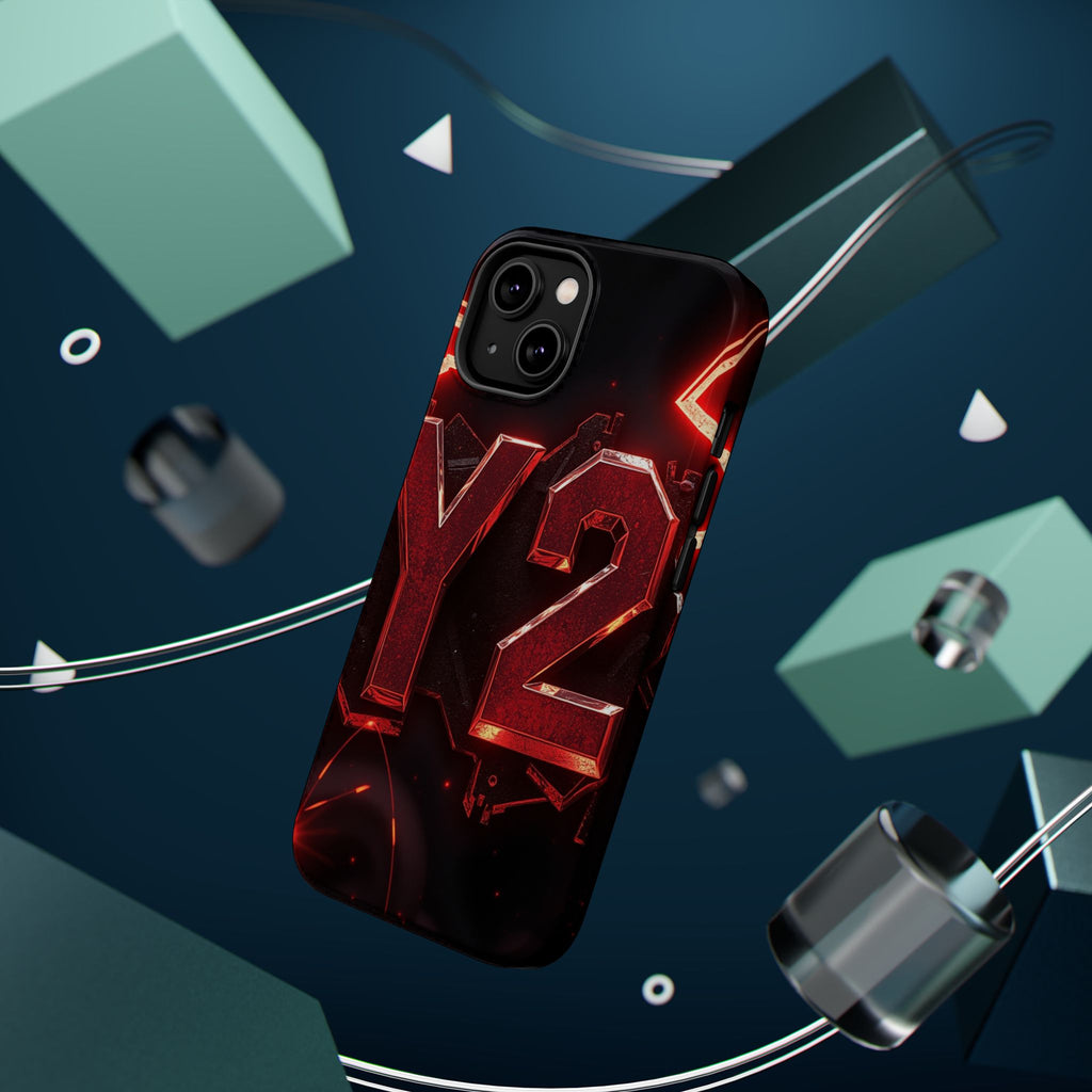 iPhone Y2K Holographic Bold Art Slim Everyday Designer Case · iPhone Case