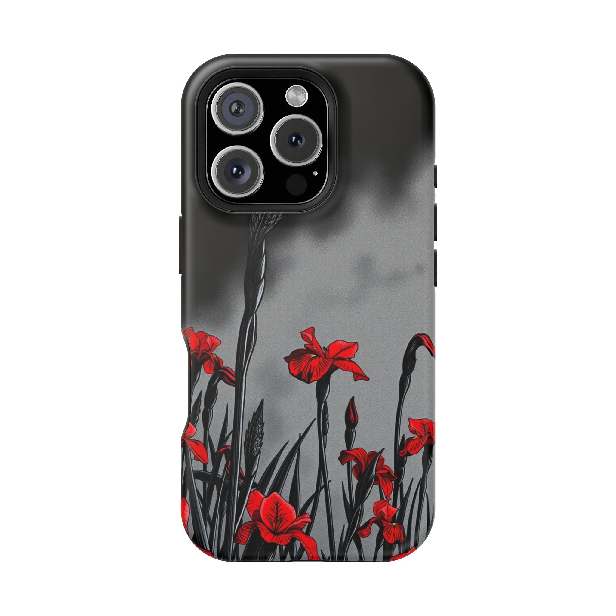 iPhone Iris Garden Cinematic Art Soft Finish Everyday Cas Slim Snap Case · iPhon