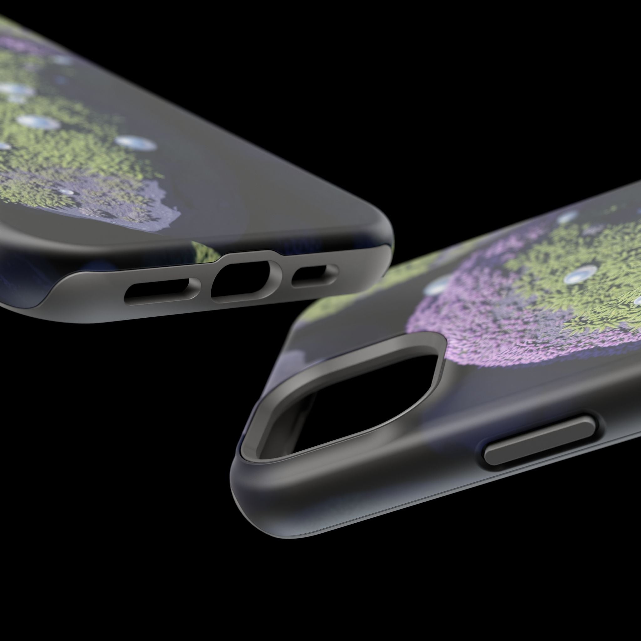iPhone Moss Covered Rocks Electric Art Slim Everyday Designer Case · iPhone Case