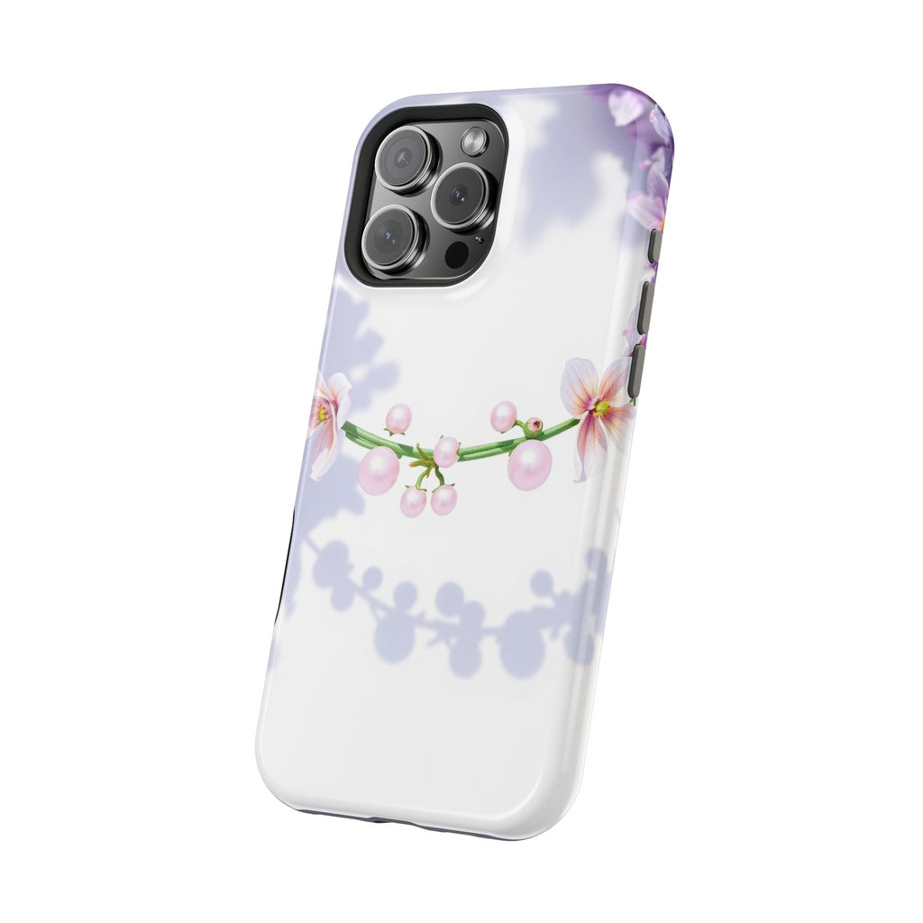 iPhone Vibrant Floral Crown Design Clean Minimal Snap Cas Slim Snap Case · iPhon
