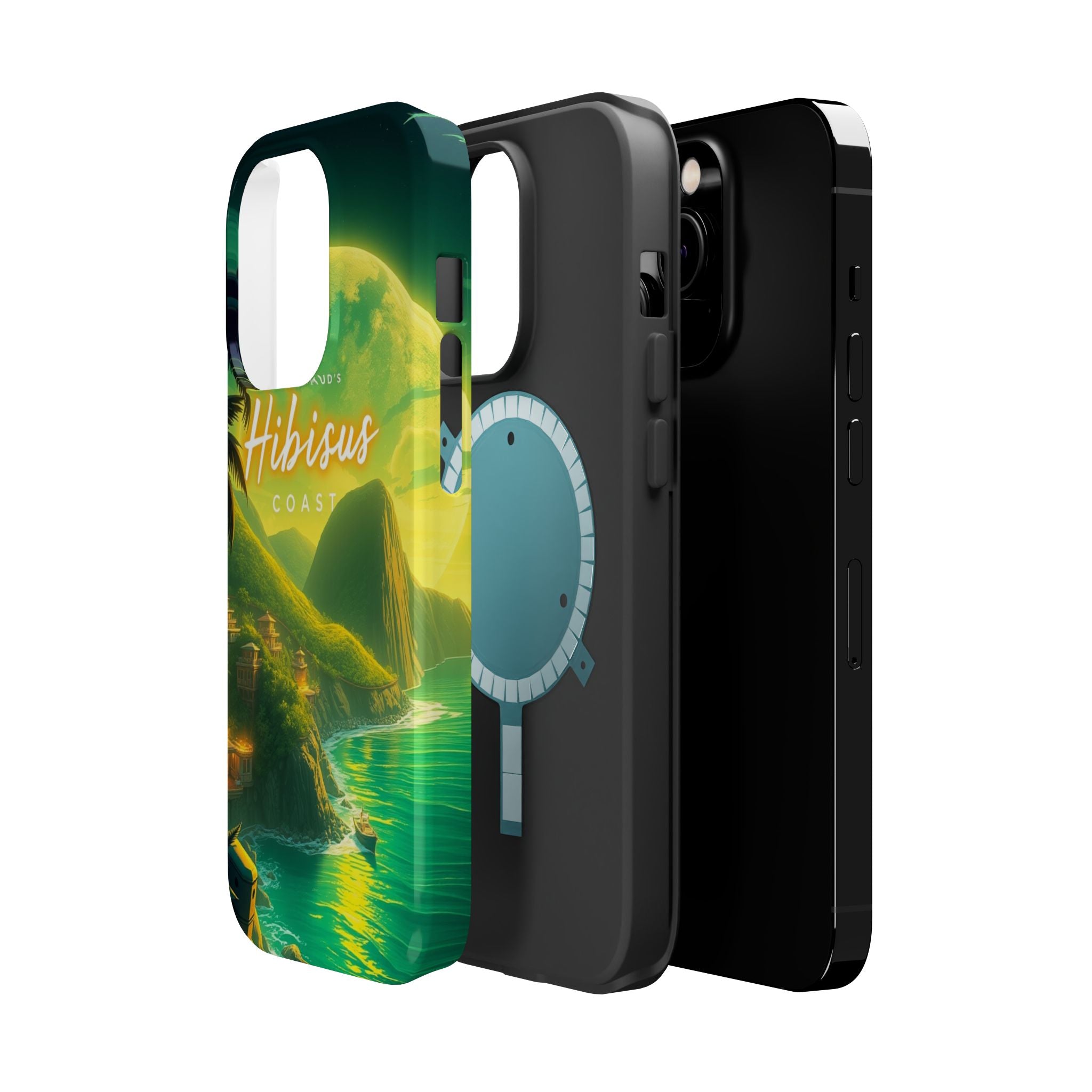 iPhone Dreamy Hibiscus Coast Design Slim Everyday Designer Case · iPhone Case