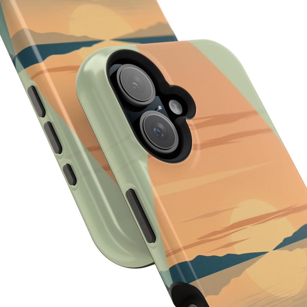 iPhone Sage And Ivory Lake at Twilight Slim Everyday Designer Case · iPhone Case