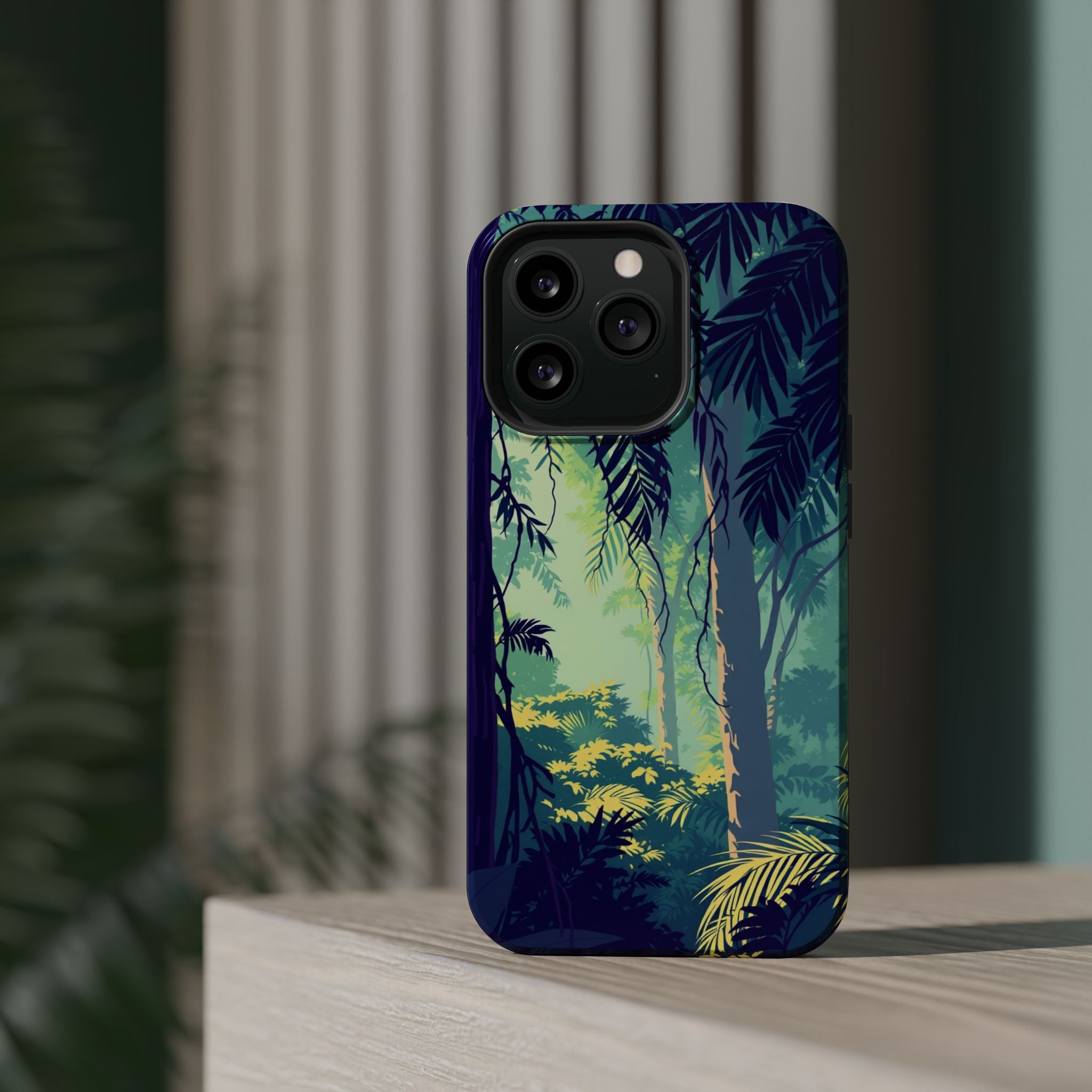 iPhone Mint And Blush Rainforest Canopy Slim Everyday iPhone Designer · iPhone C