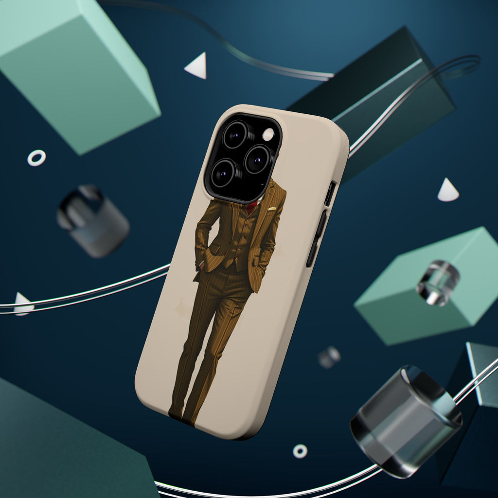 iPhone Pinstripe Suit Grunge Distressed Slim Everyday Designer Case · iPhone Cas