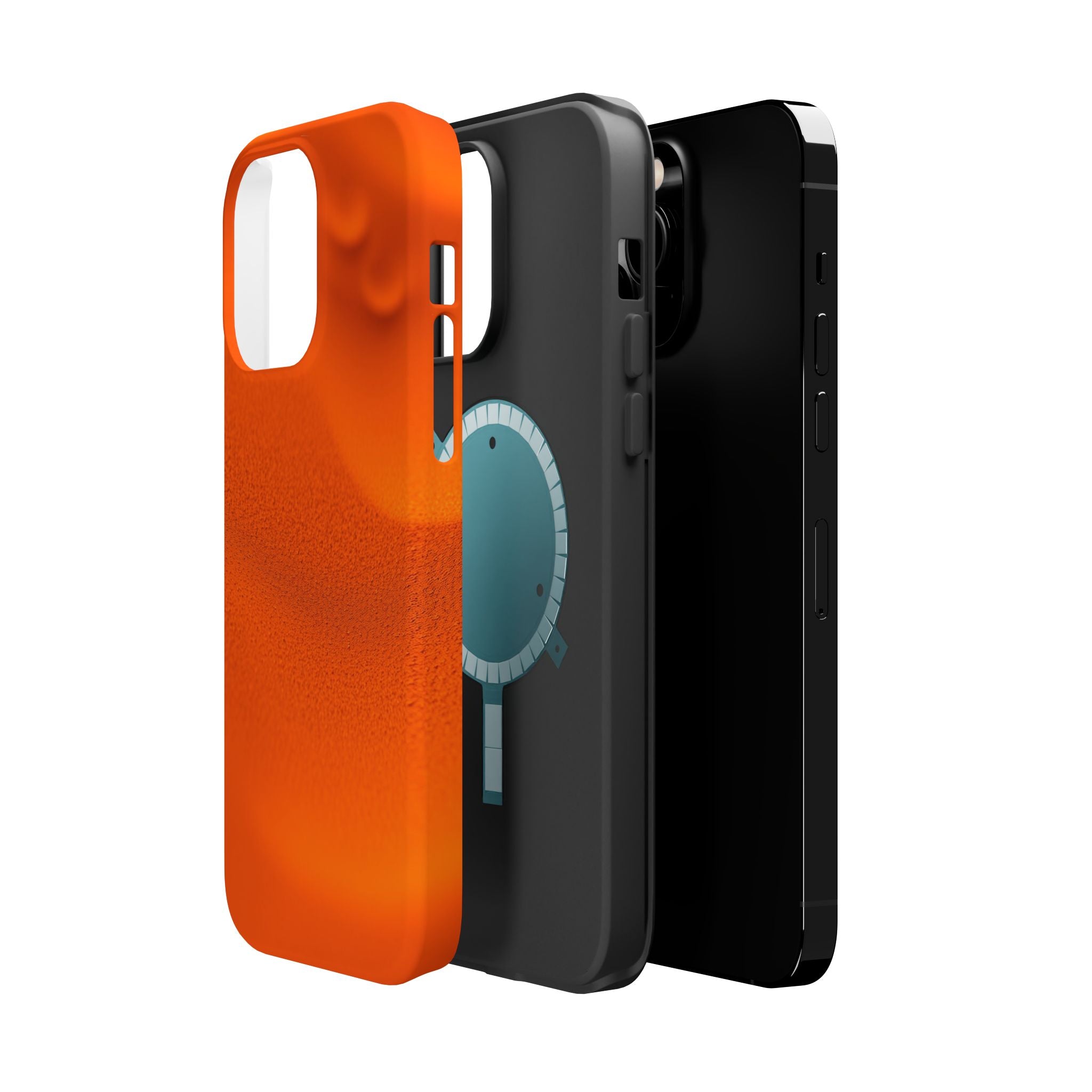 iPhone Color Field Dark Gothic Ink Bold Modern Everyday Snap Case · iPhone Case
