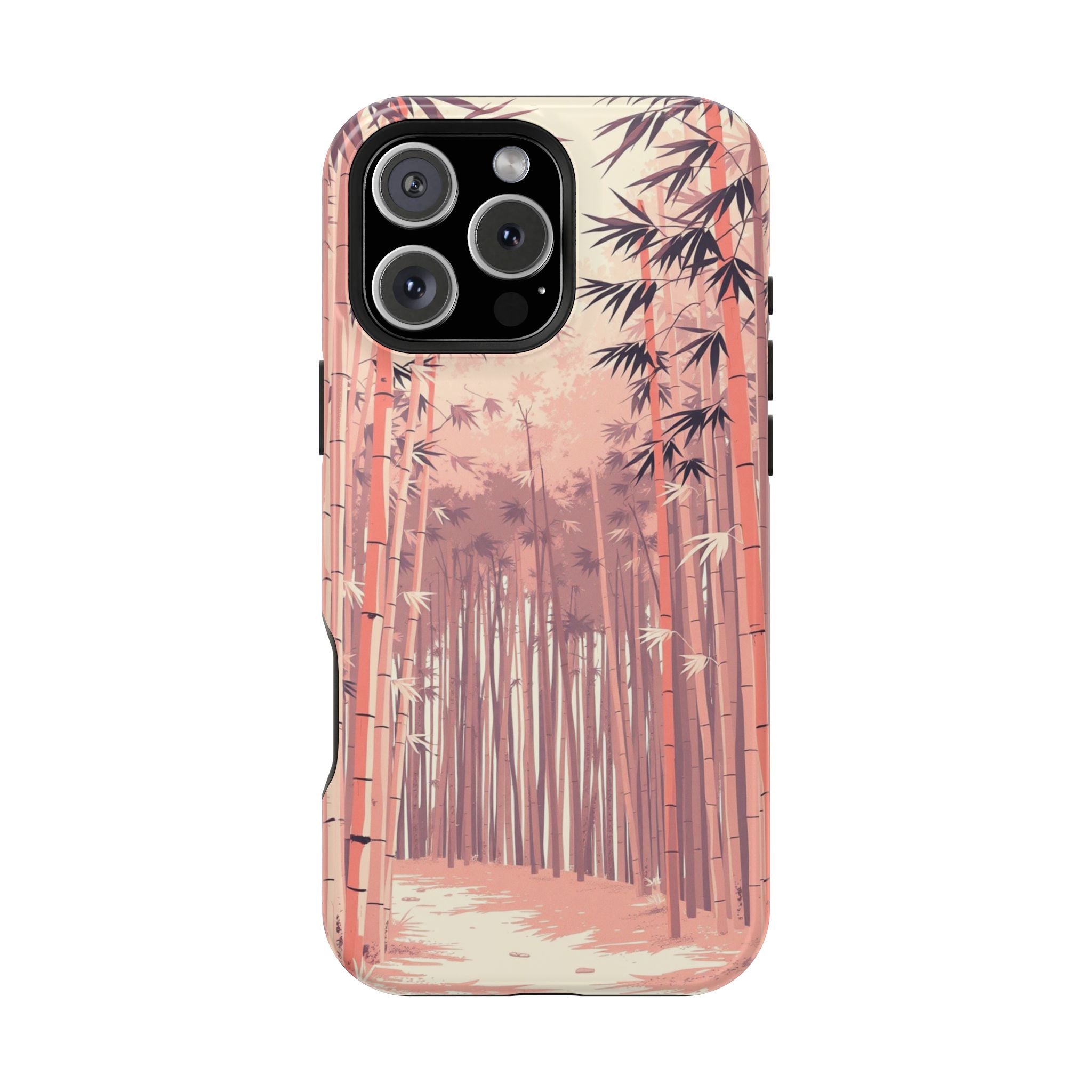 iPhone Rose Pink And Cream Bamboo Grove Slim Everyday iPhone 19 · iPhone Case