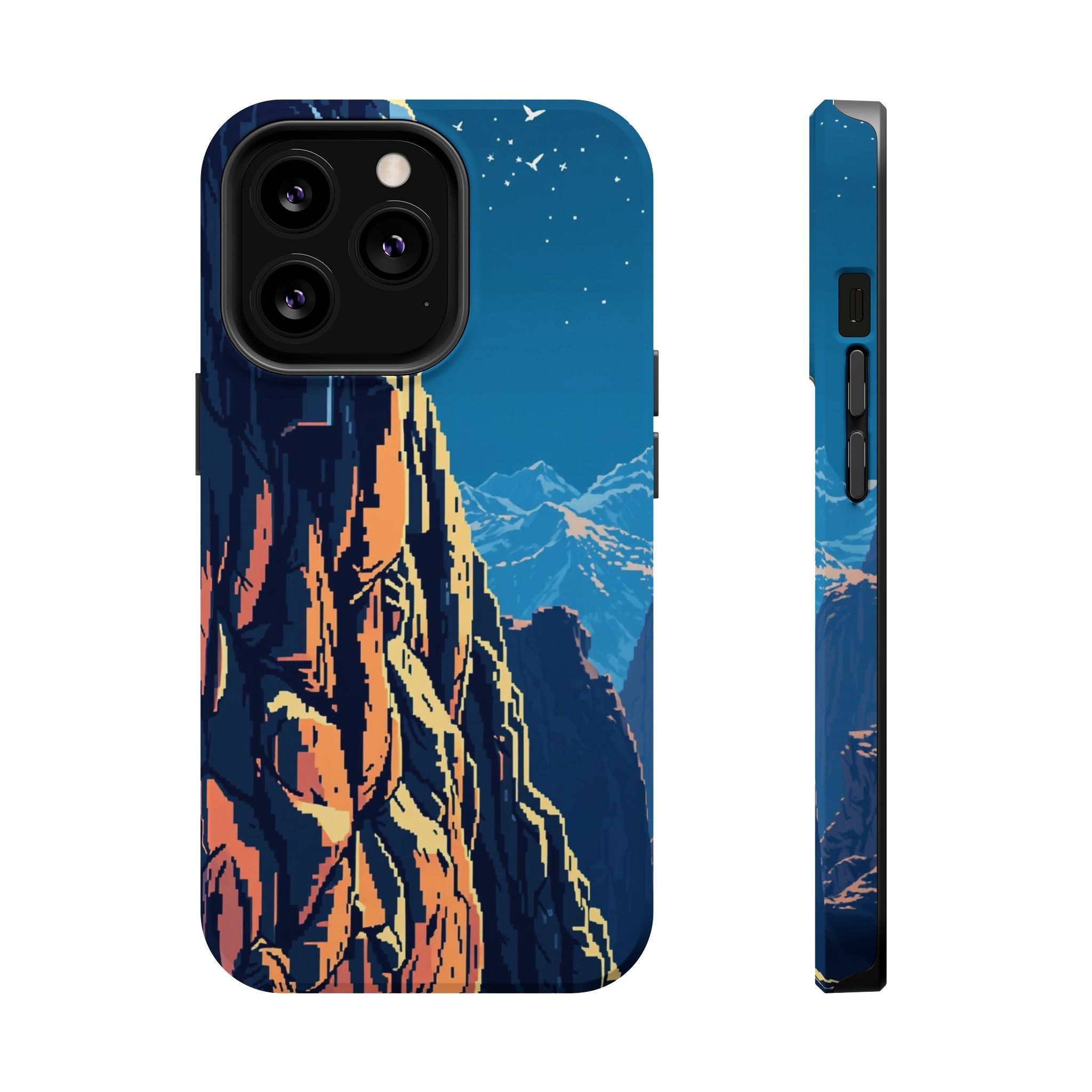 iPhone Midnight Blue And Silver Canyon Wall Slim iPhone Everyday · iPhone Case