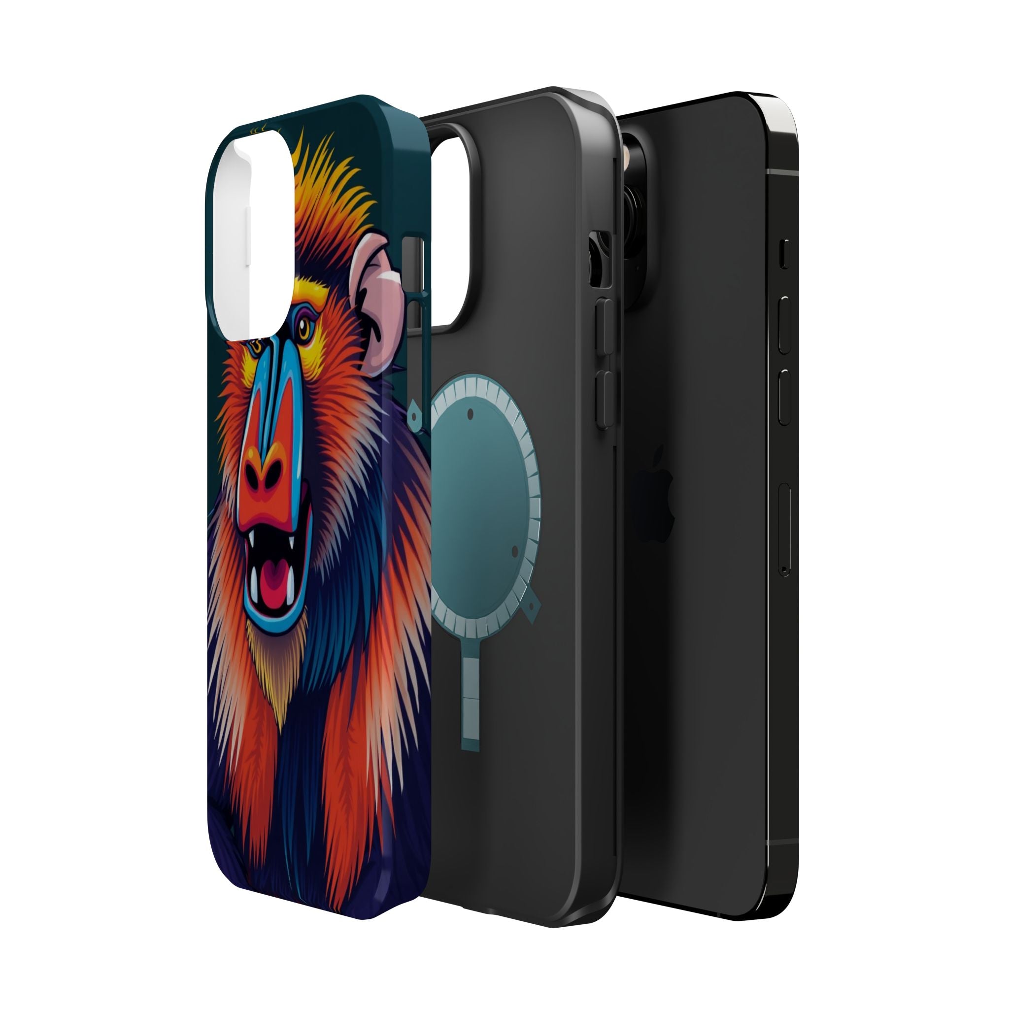 iPhone Mandrill Colorful Face Kids Fun iPhone Phone Case Gift Slim · iPhone Case