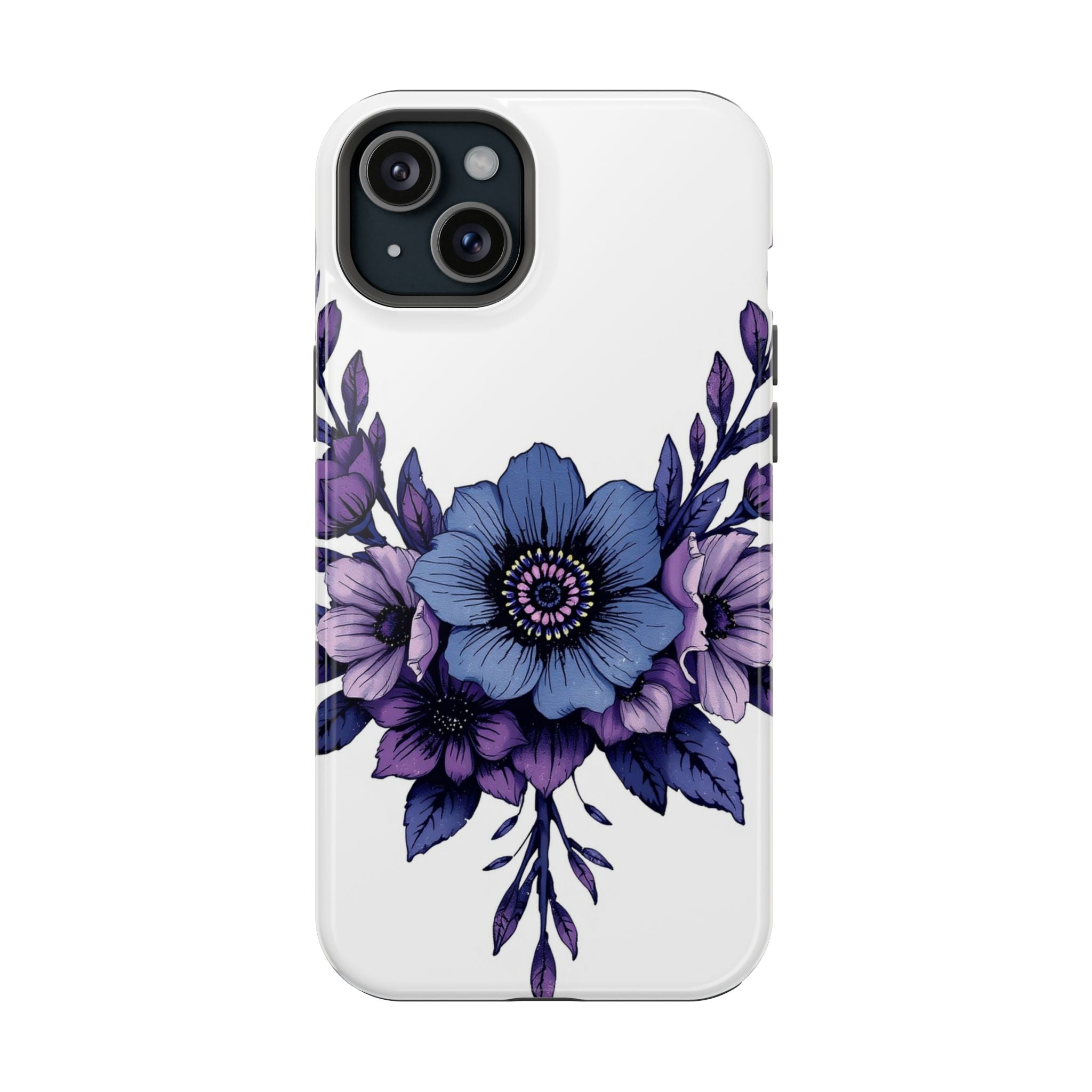 iPhone Floral Crown Grunge Distressed Slim Everyday Designer Case · iPhone Case