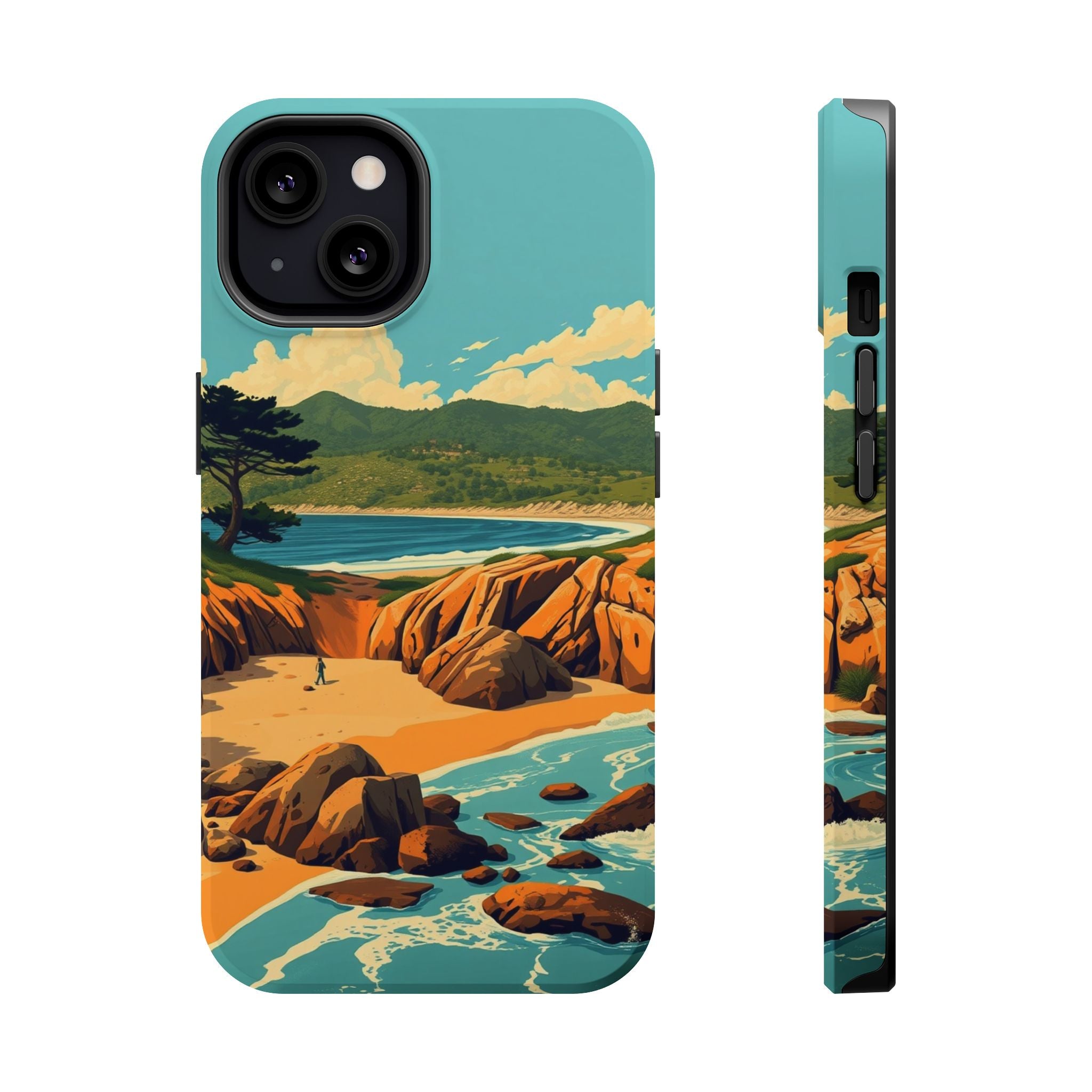 iPhone Pebble Beach Vintage Retro Poster Slim Everyday iPhone Designer · iPhone